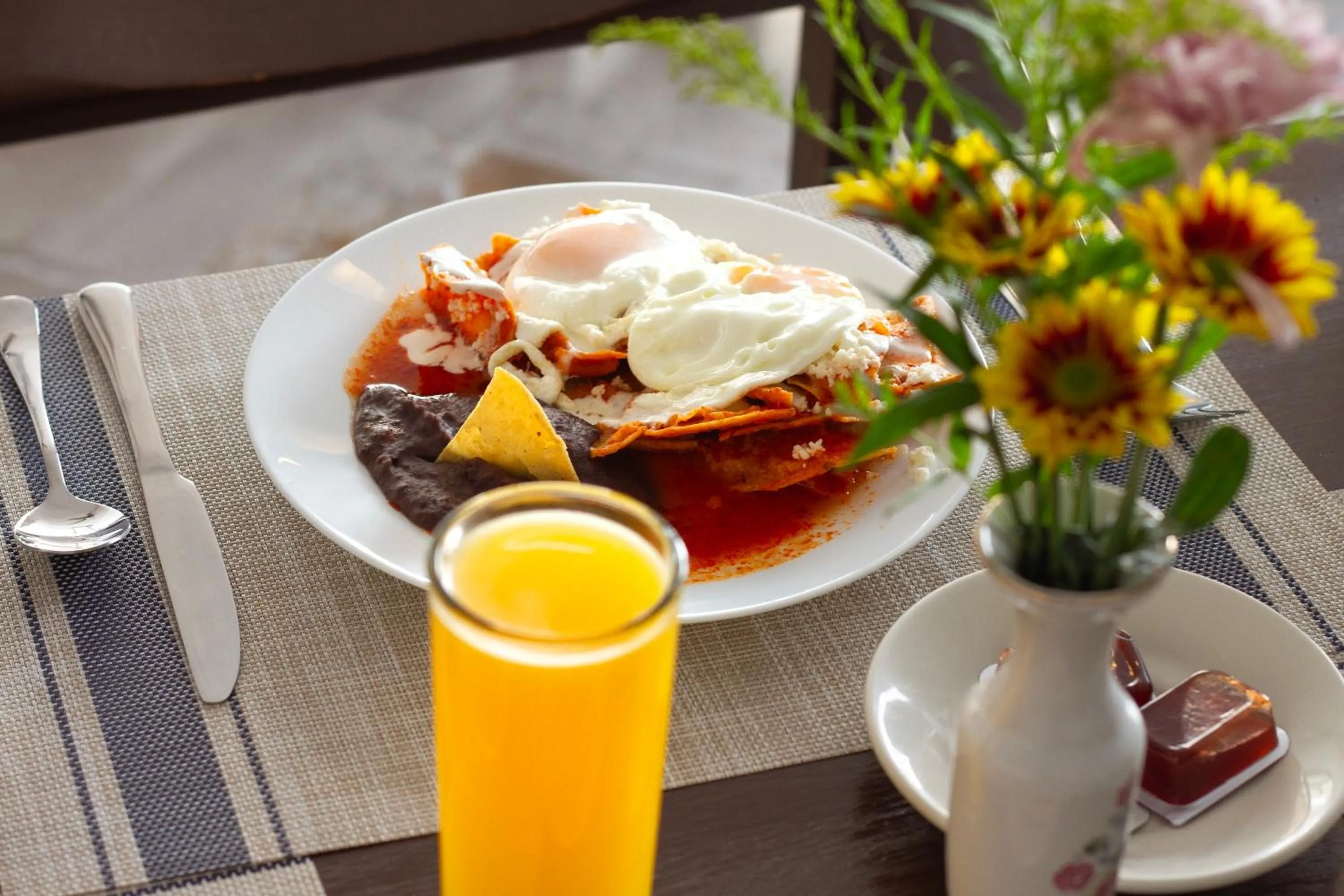 Breakfast in Hotel Bedd Express Querétaro