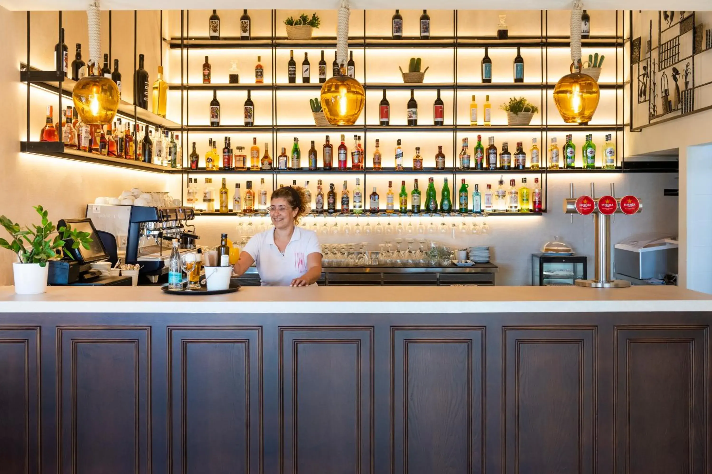 Lounge or bar in Hotel Cala Fornells Lounge or bar in Hotel Cala Fornells