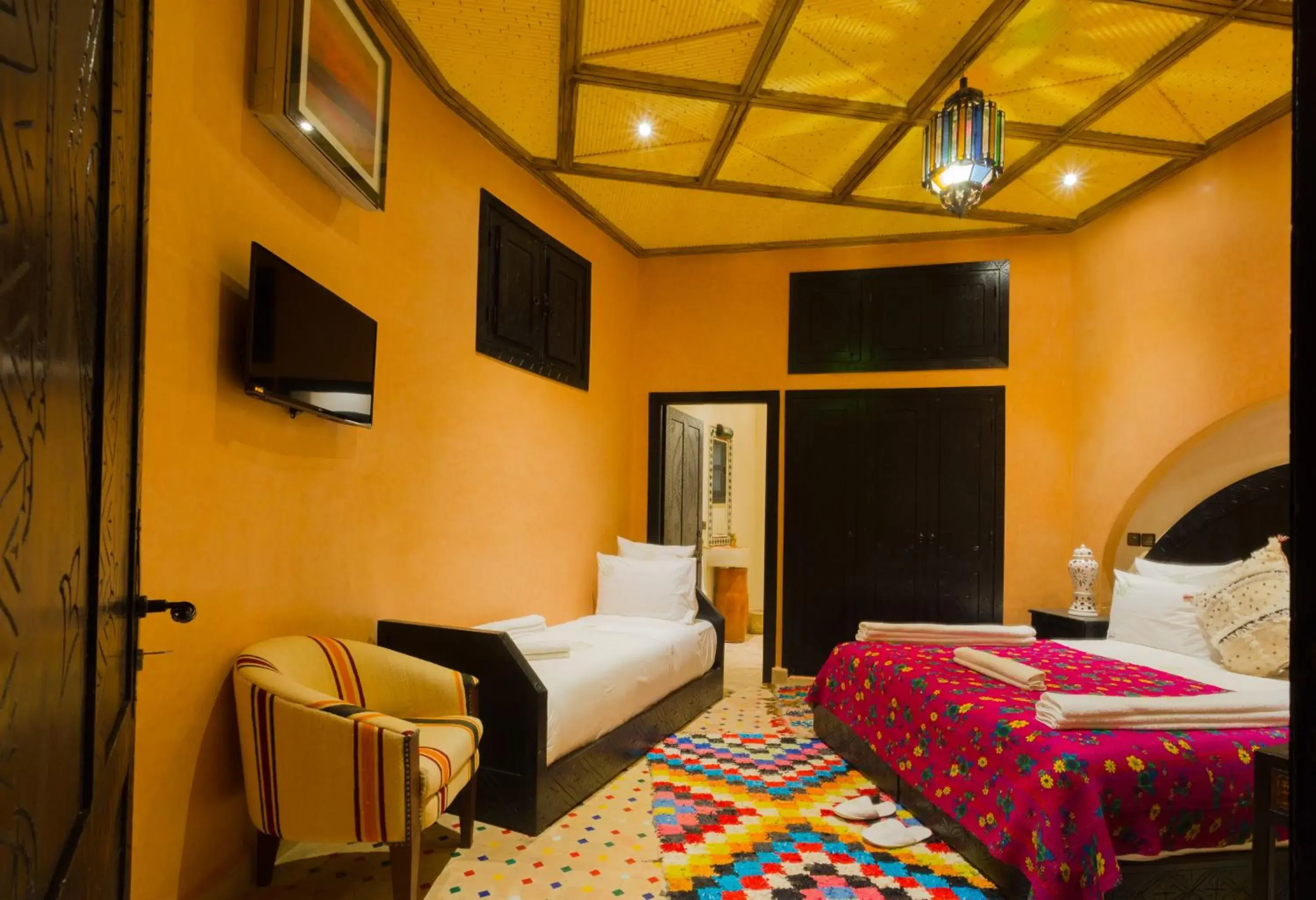 Bed in Dar Ikalimo Ourika Bed in Dar Ikalimo Ourika