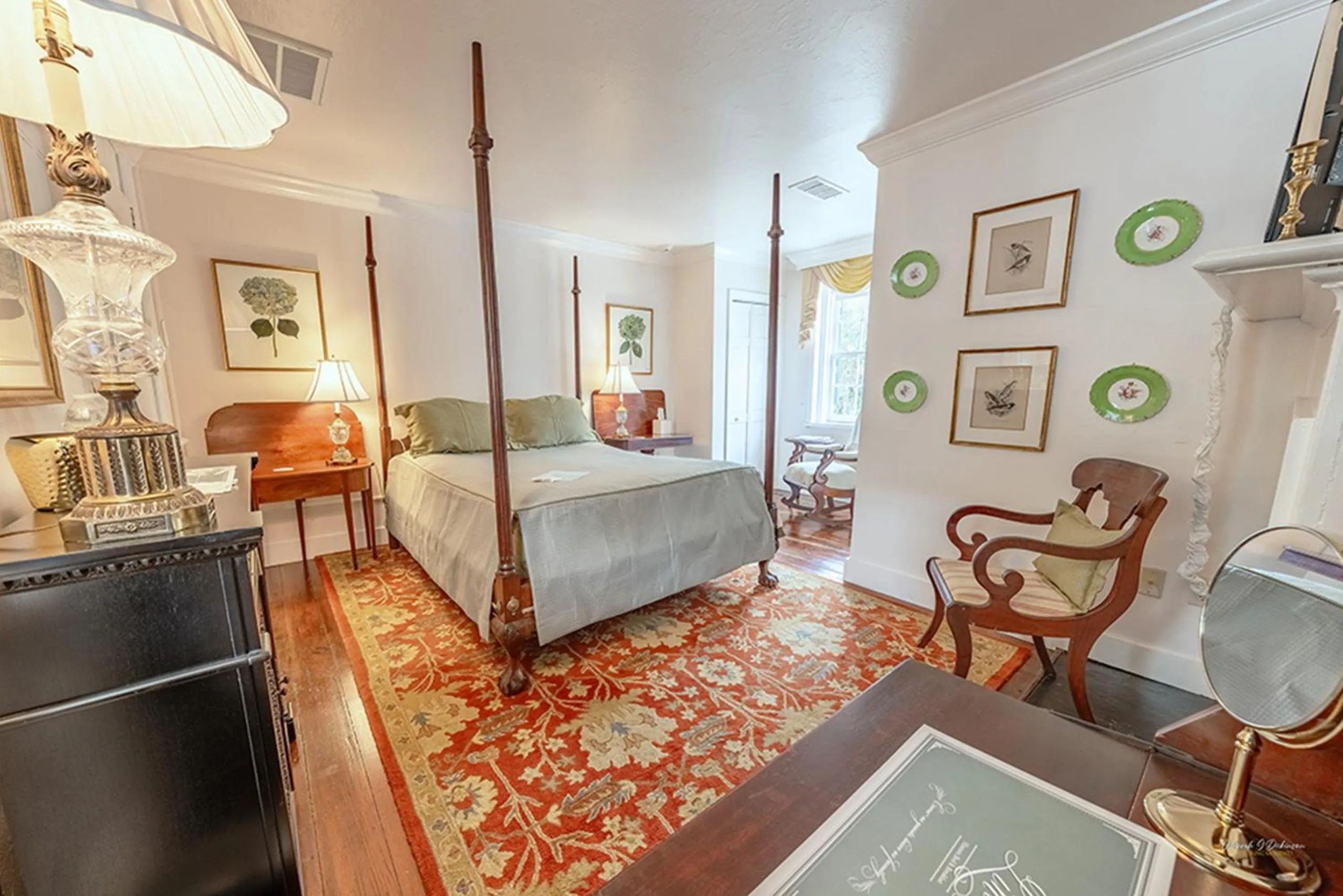 Bed in Linden - A Historic Bed and Breakfast