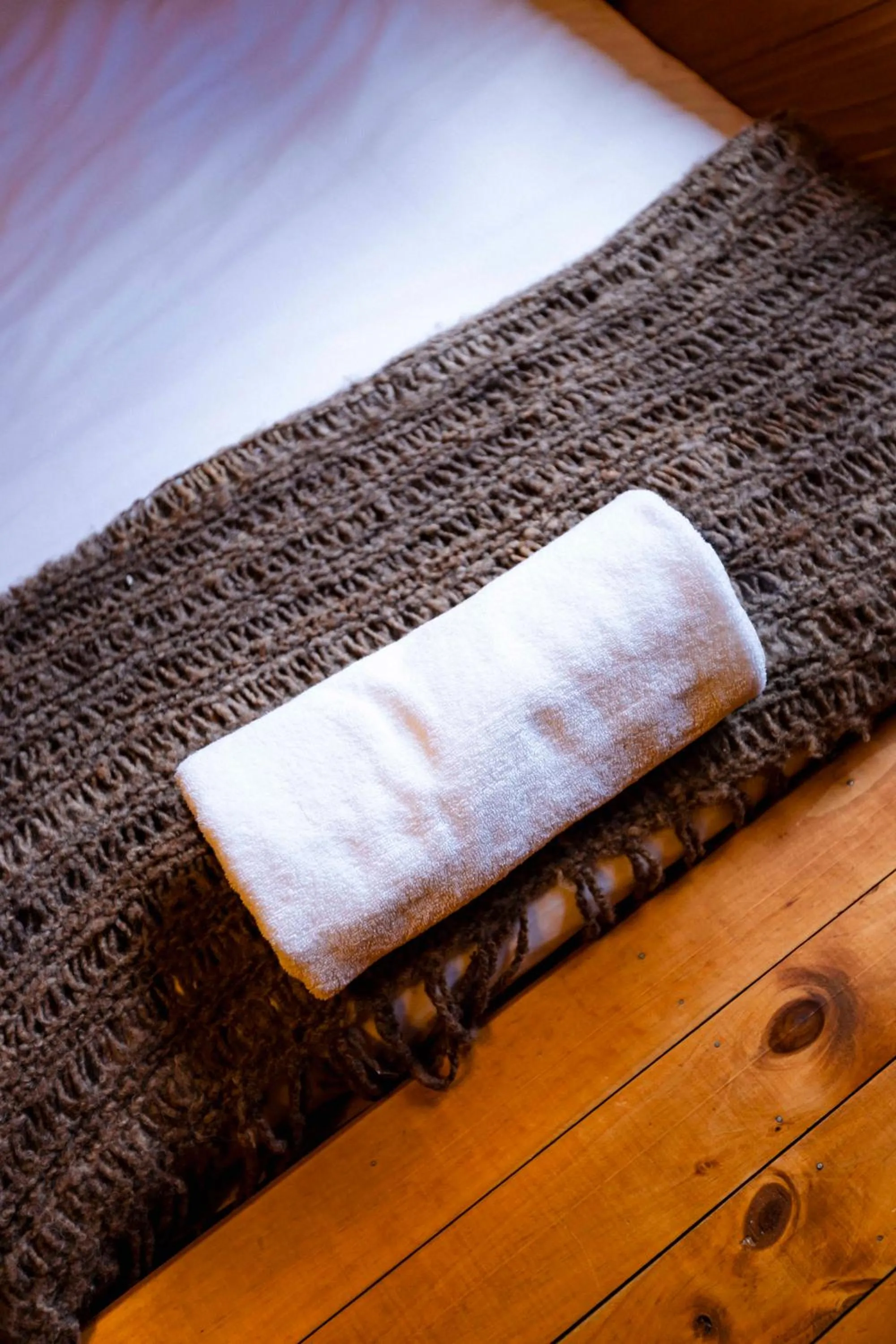 towels in Green Baker Lodge