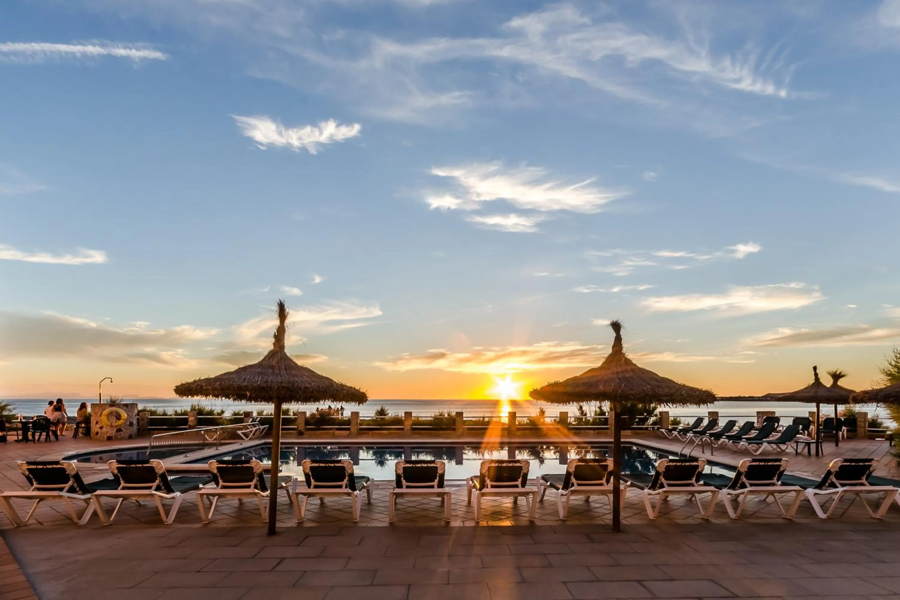 Swimming pool in Apartamentos Blancala