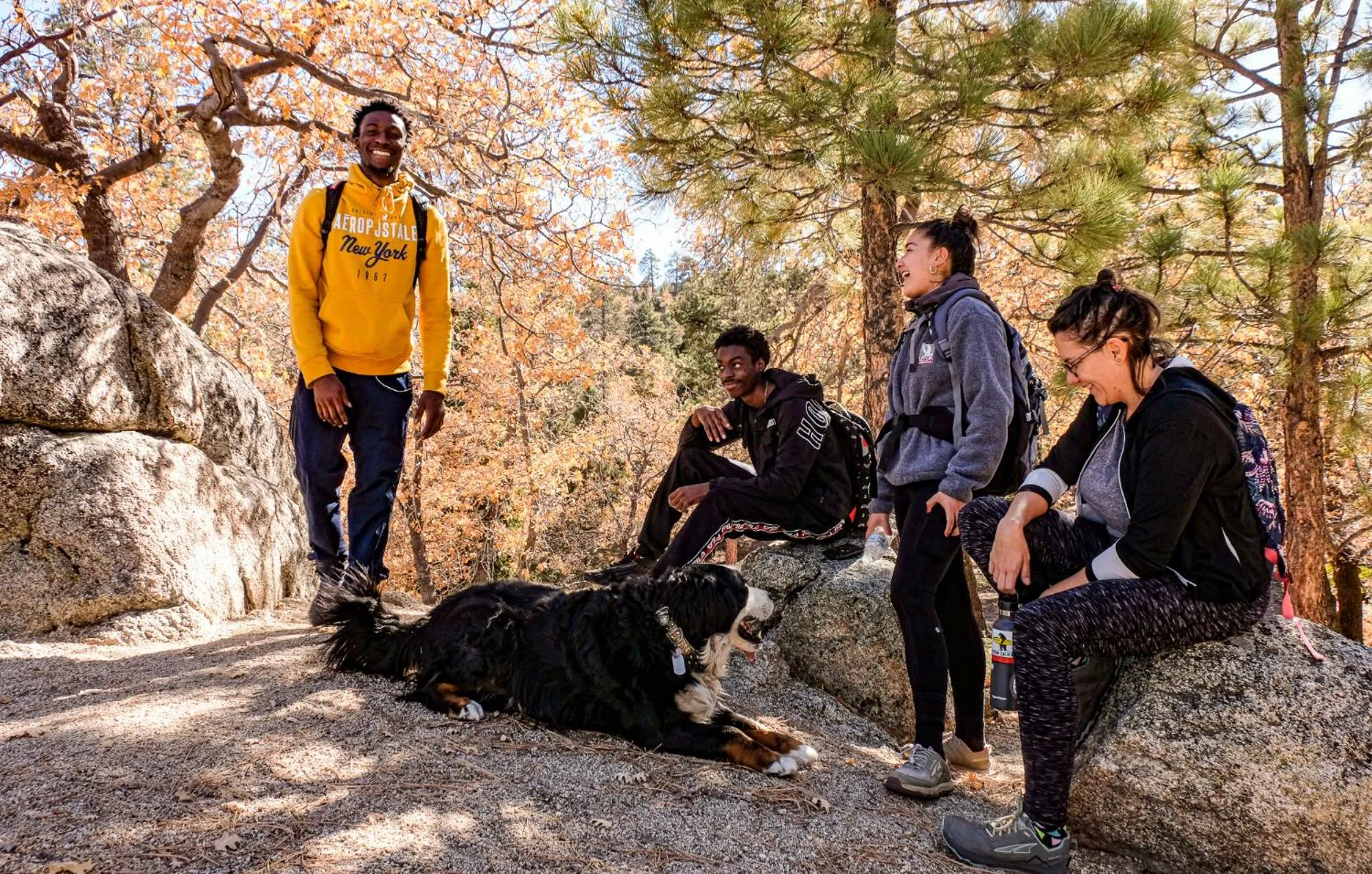 Guests in ITH Big Bear Lake Hostel & Lodge