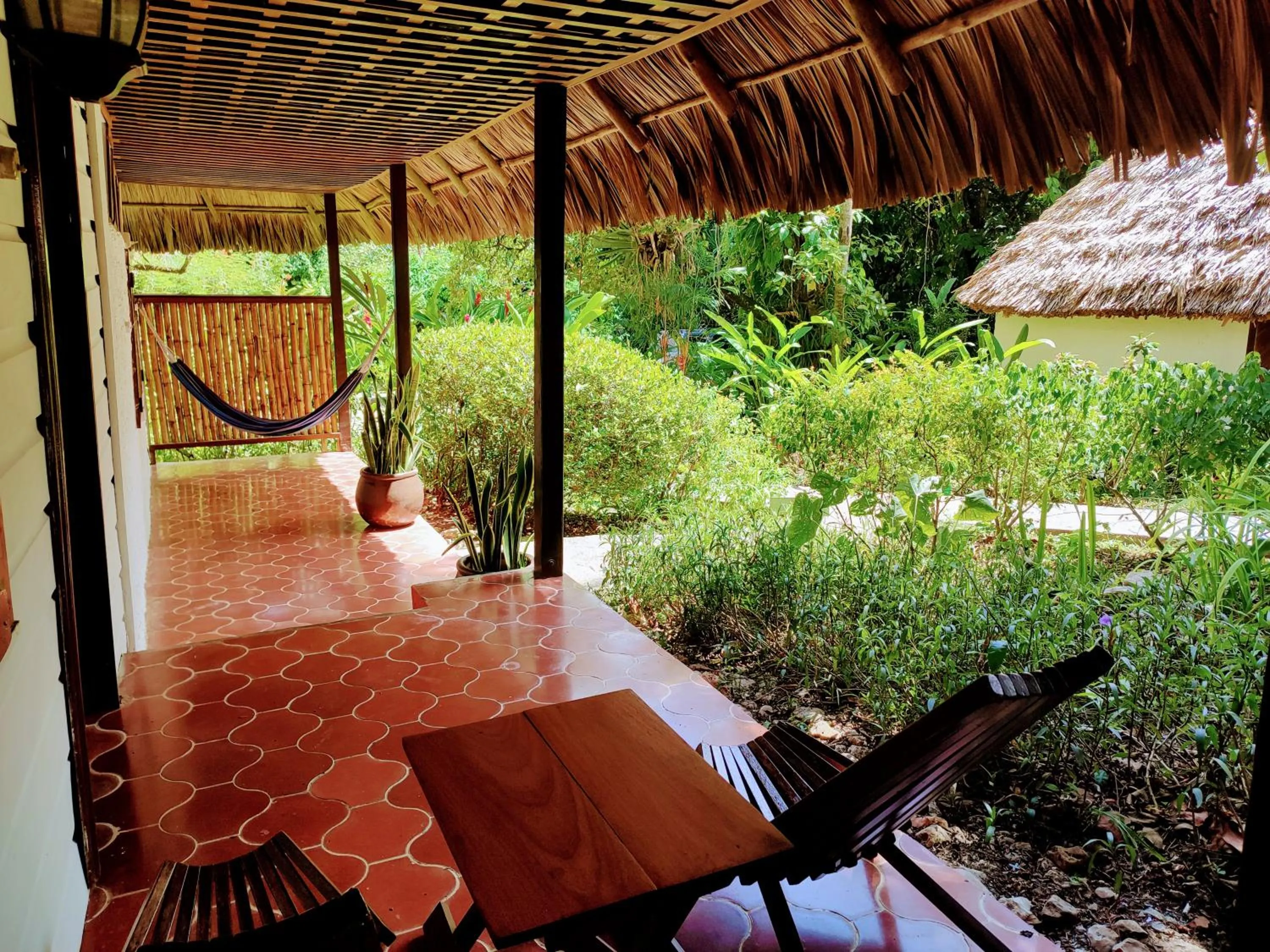 Patio in Maya Mountain Lodge