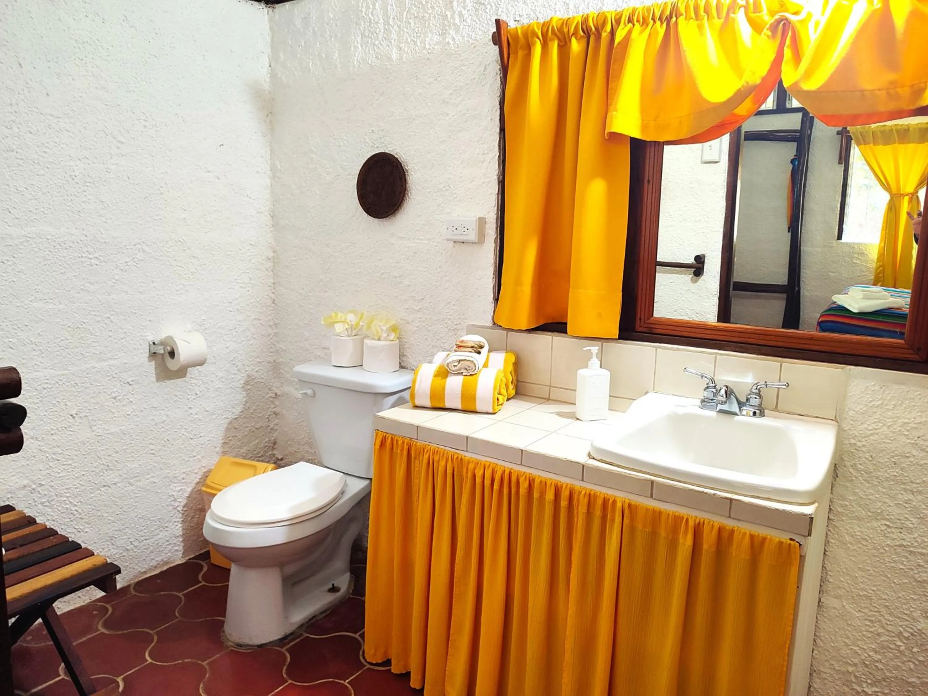 Bathroom in Maya Mountain Lodge