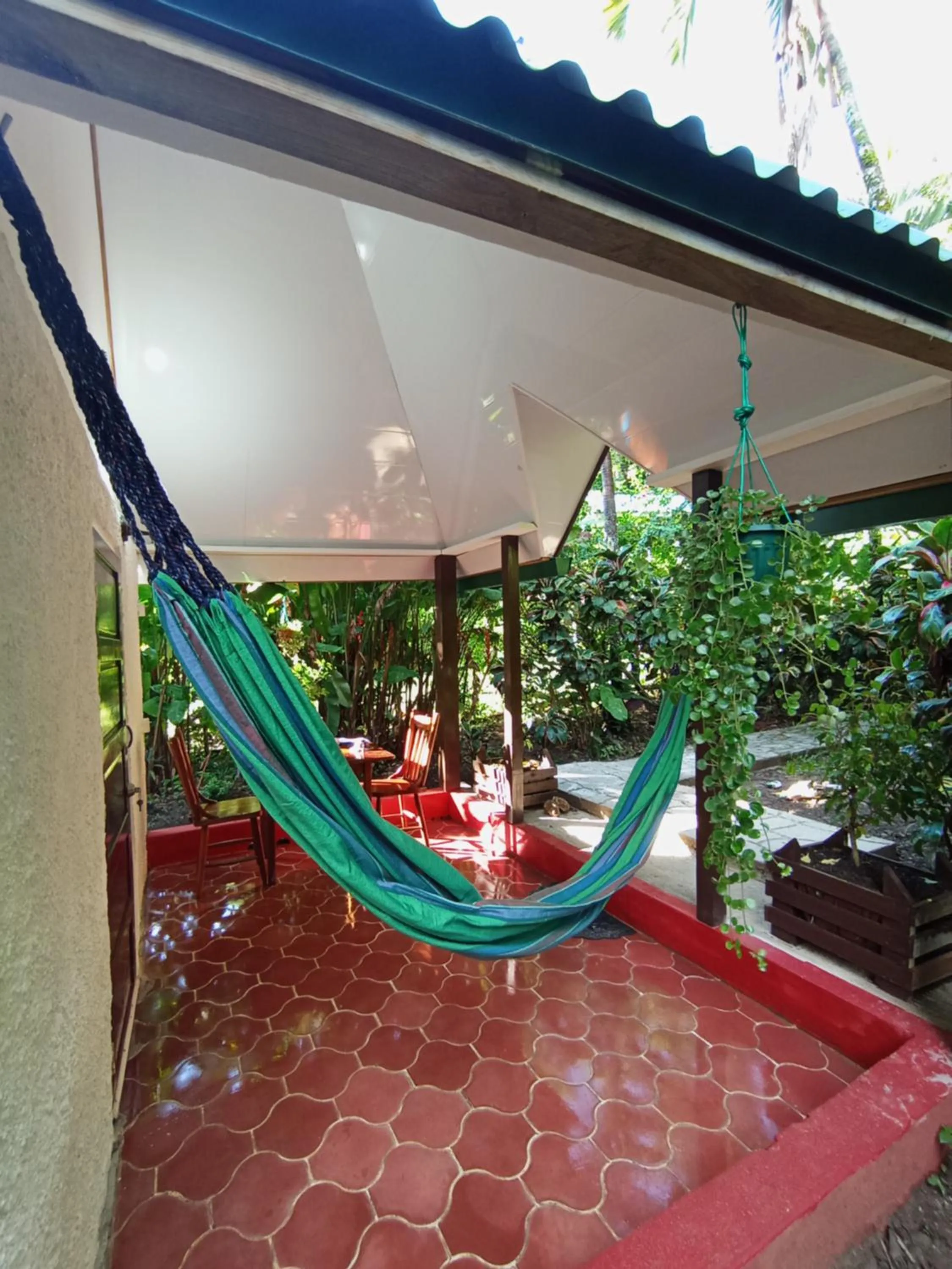 Patio in Maya Mountain Lodge