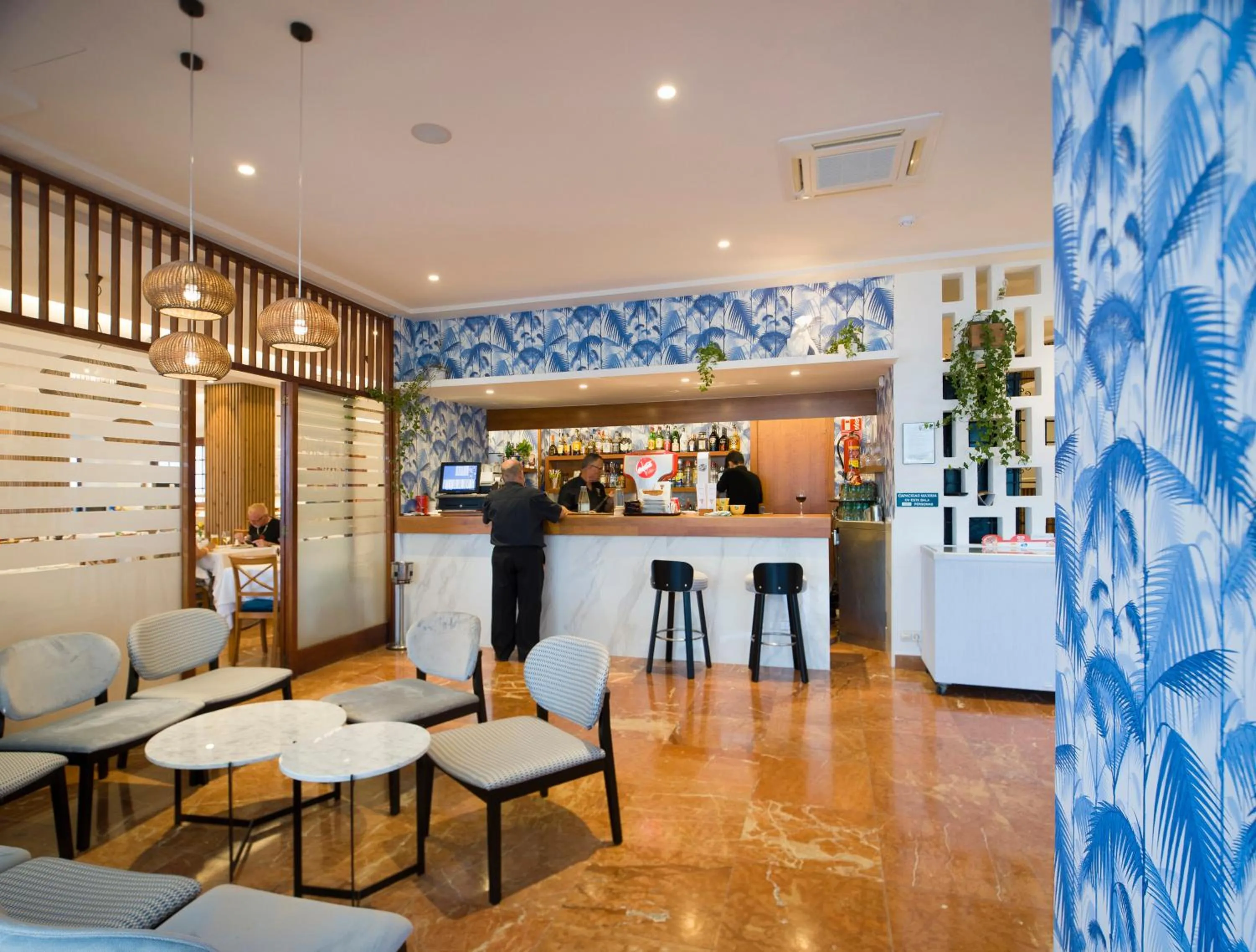 Lounge or bar in Hotel Osiris Ibiza