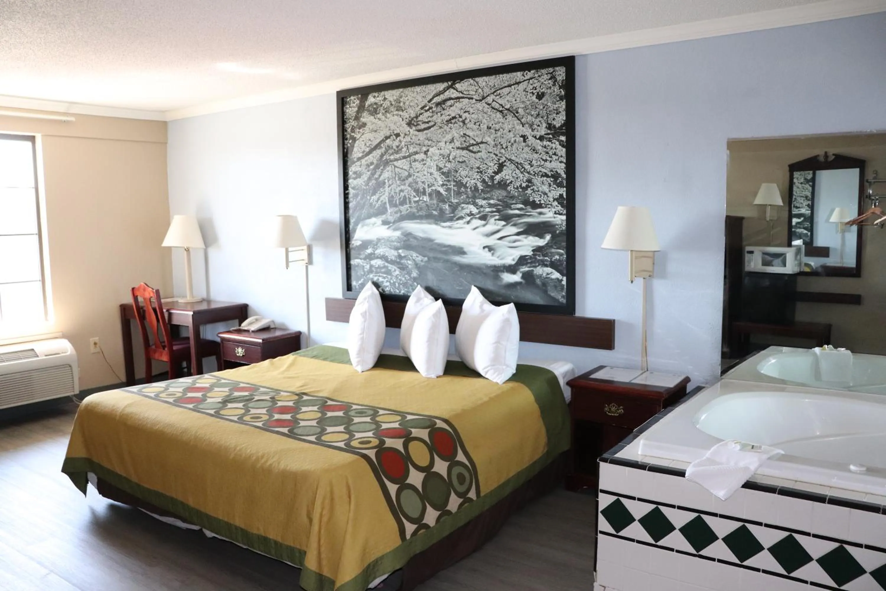 Bed in Super 8 by Wyndham Clarksville East