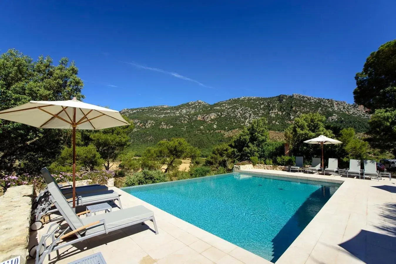 Garden view in Finca Hotel Son Palou Garden view in Finca Hotel Son Palou