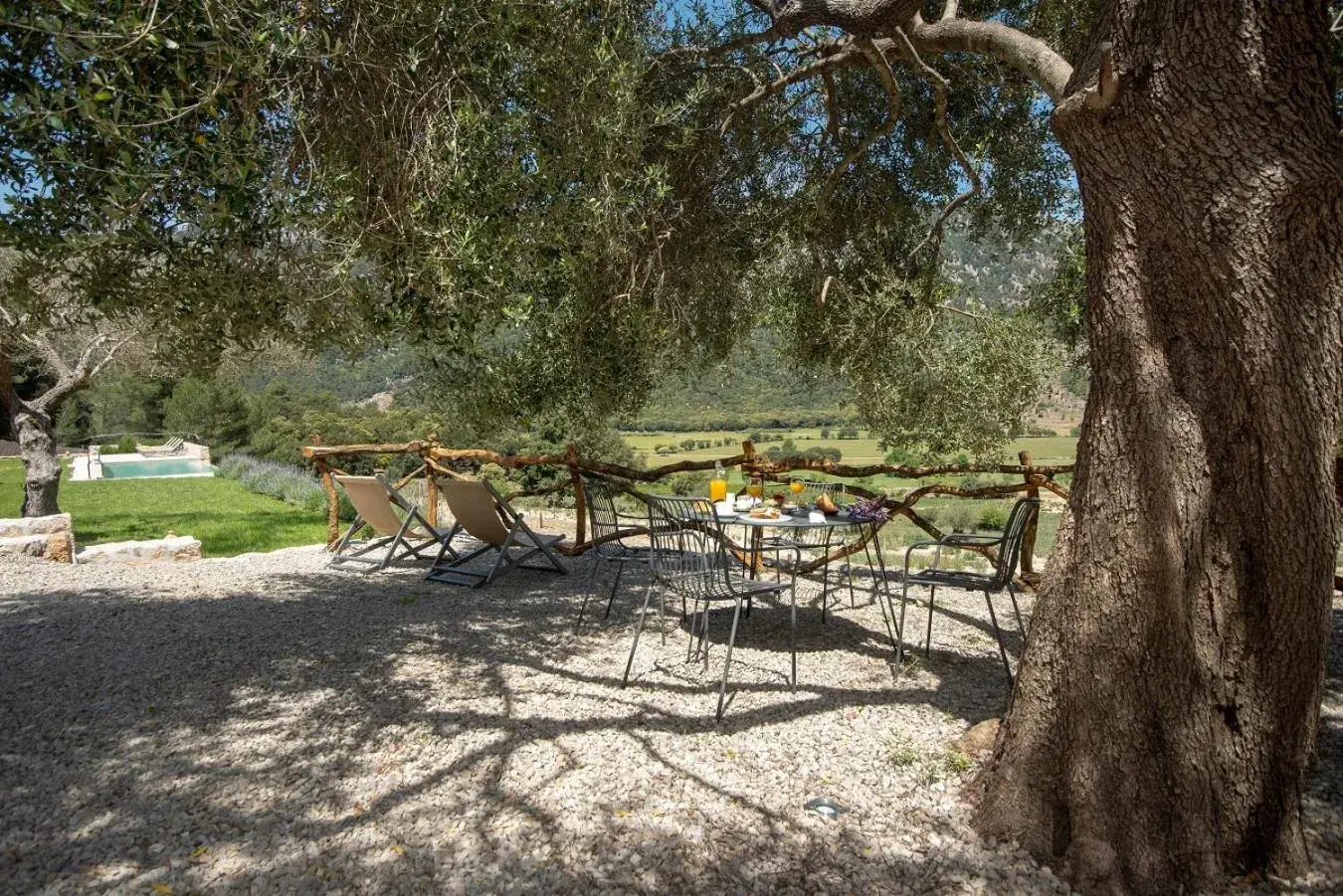 Mountain view in Finca Hotel Son Palou Mountain view in Finca Hotel Son Palou