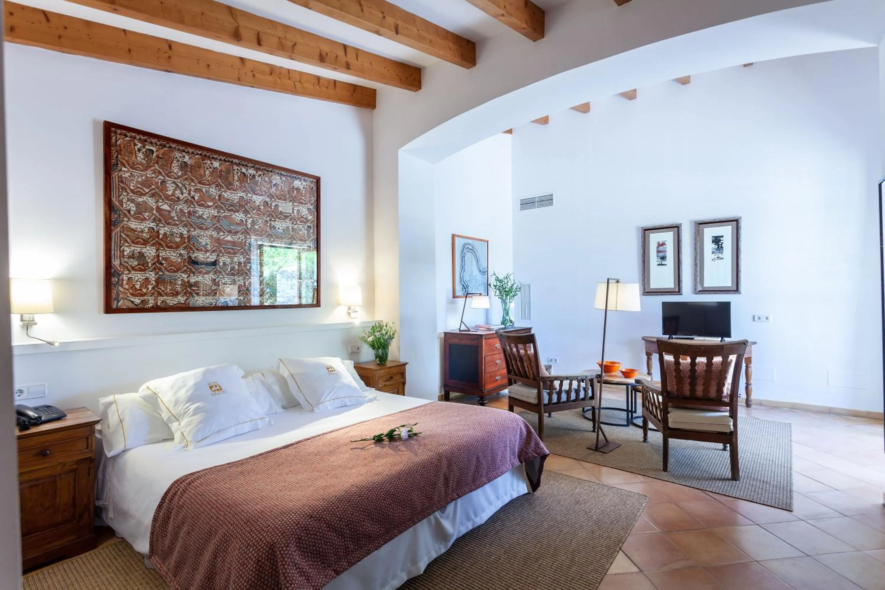 Photo of the whole room, Bed in Finca Hotel Son Palou