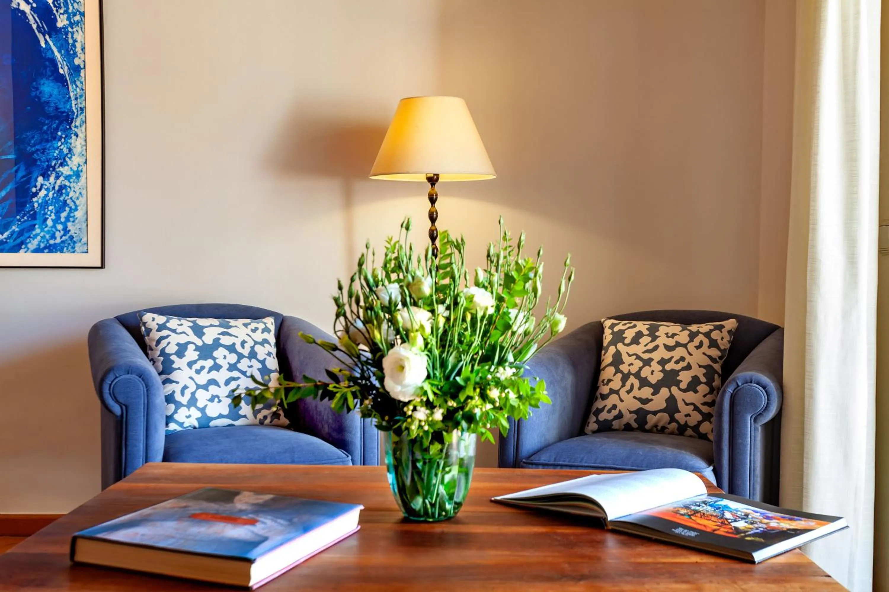 Seating area in Finca Hotel Son Palou