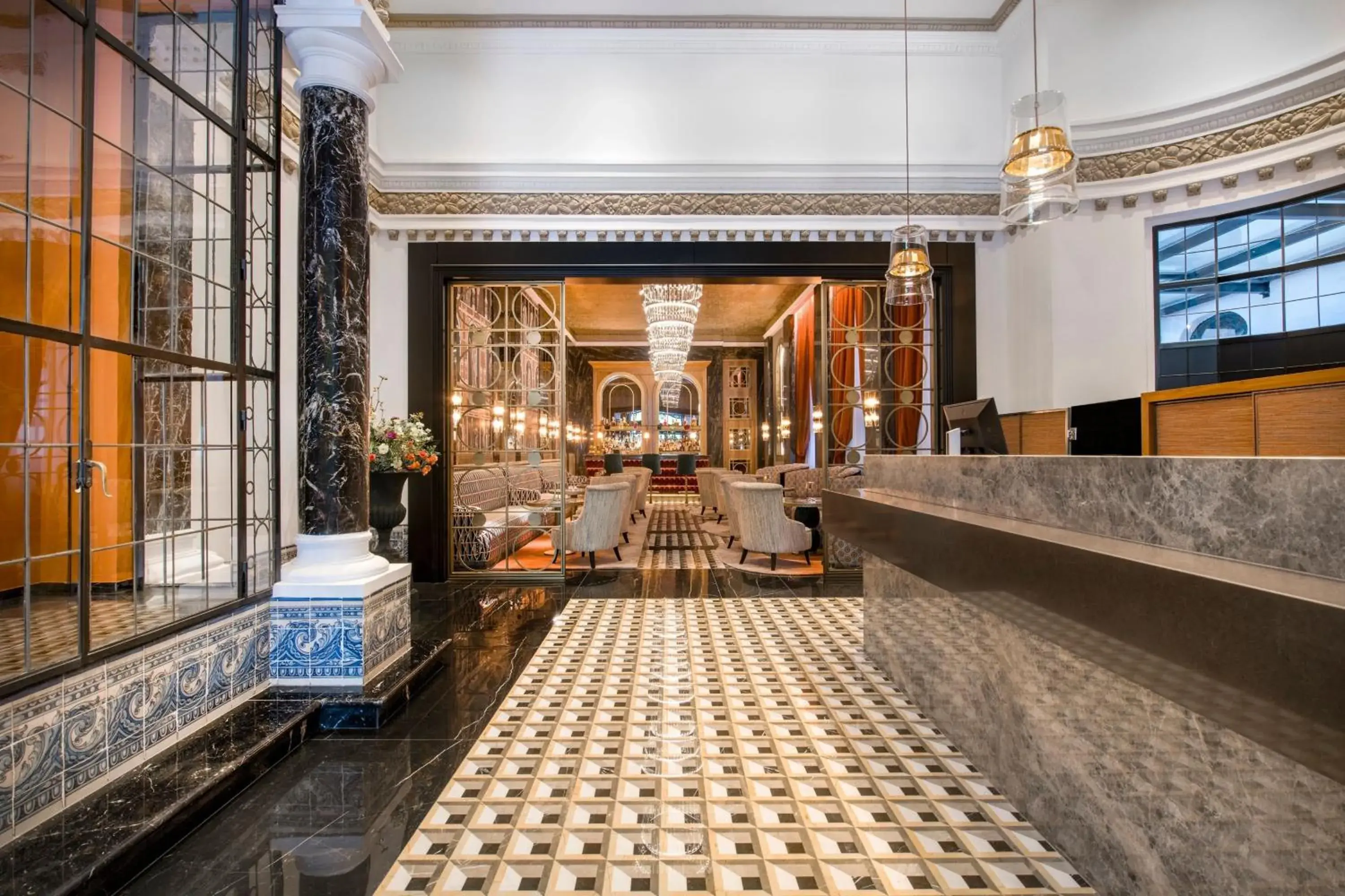 Lobby or reception in Hotel Palacio del Retiro, Autograph Collection Lobby or reception in Hotel Palacio del Retiro, Autograph Collection