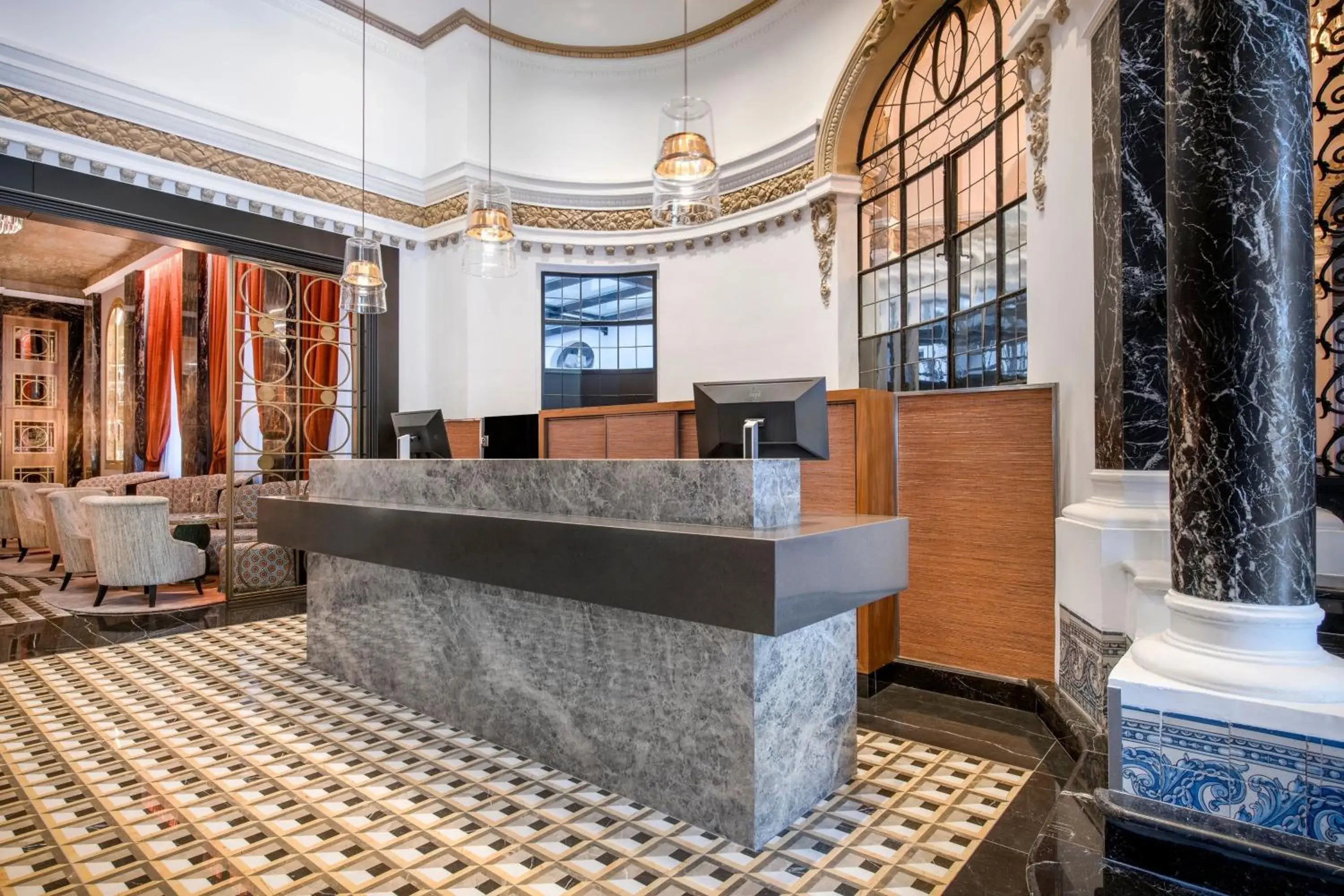 Lobby or reception in Hotel Palacio del Retiro, Autograph Collection Lobby or reception in Hotel Palacio del Retiro, Autograph Collection