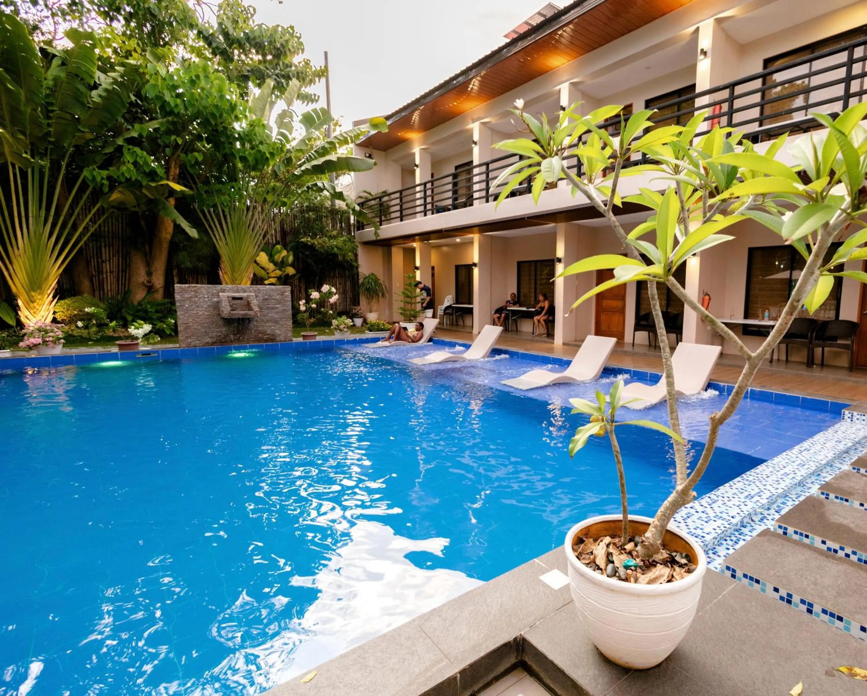 Swimming pool in TEZA Resort