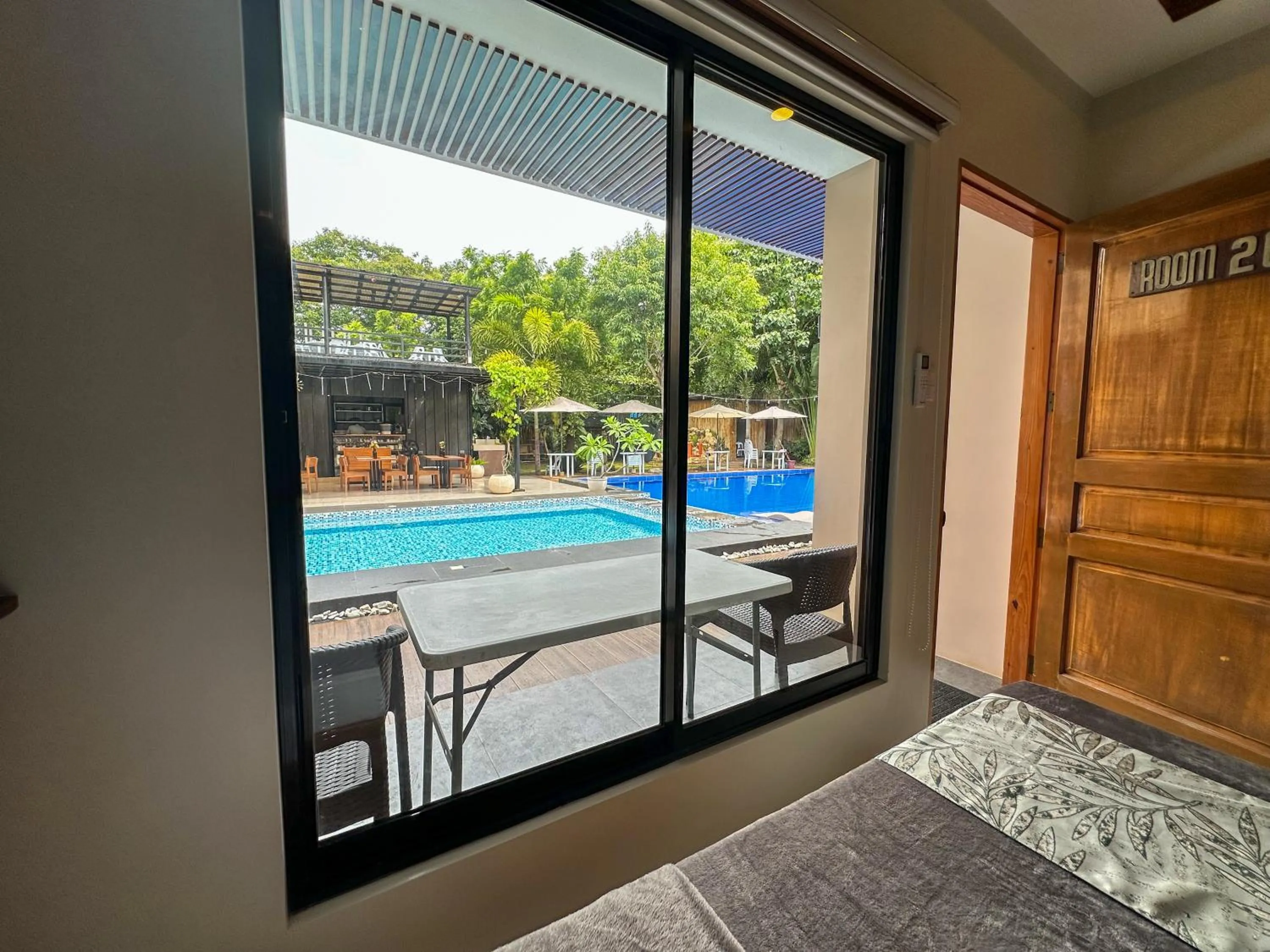 Pool view in TEZA Resort