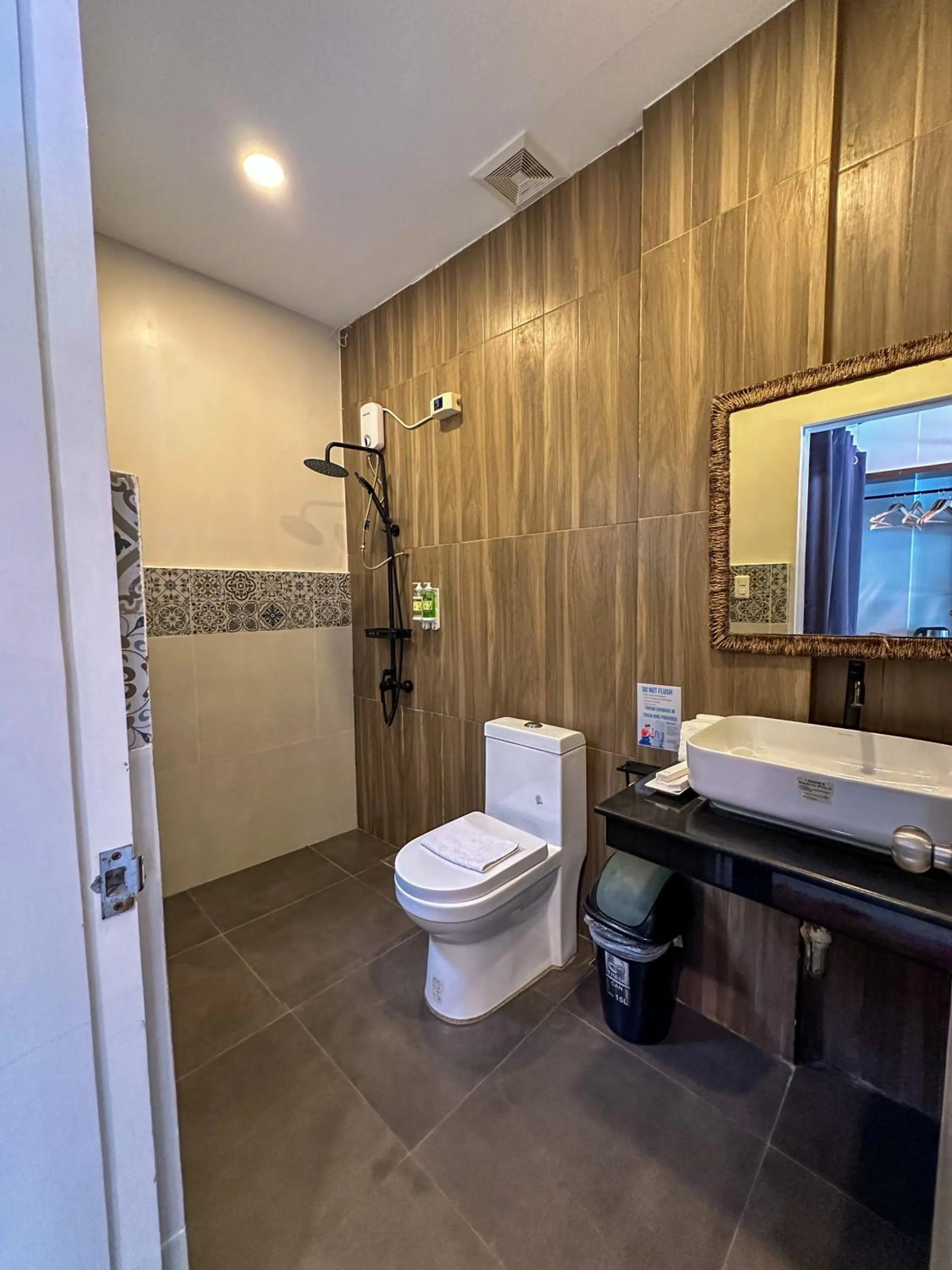 Shower in TEZA Resort