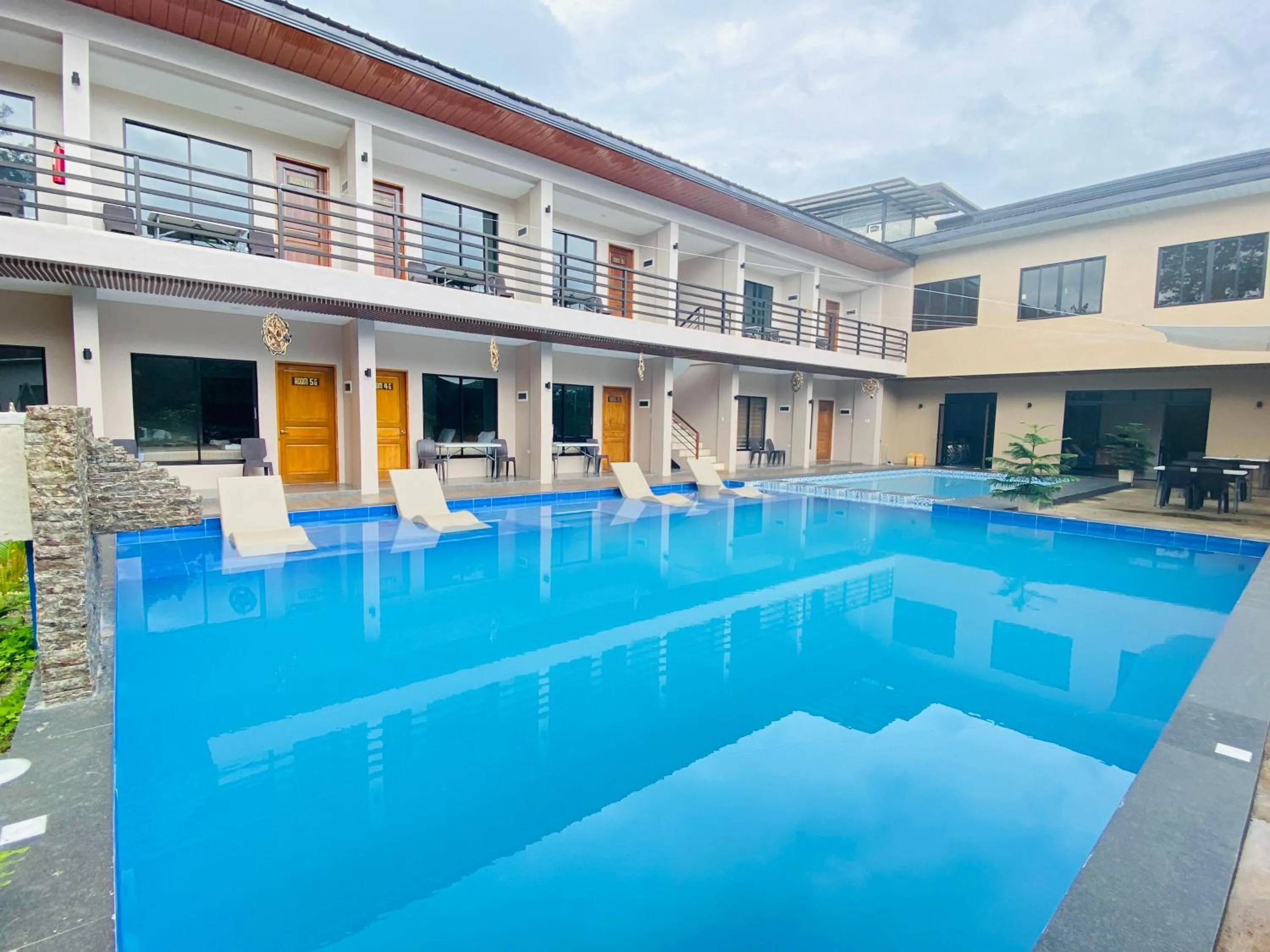 Swimming pool in TEZA Resort