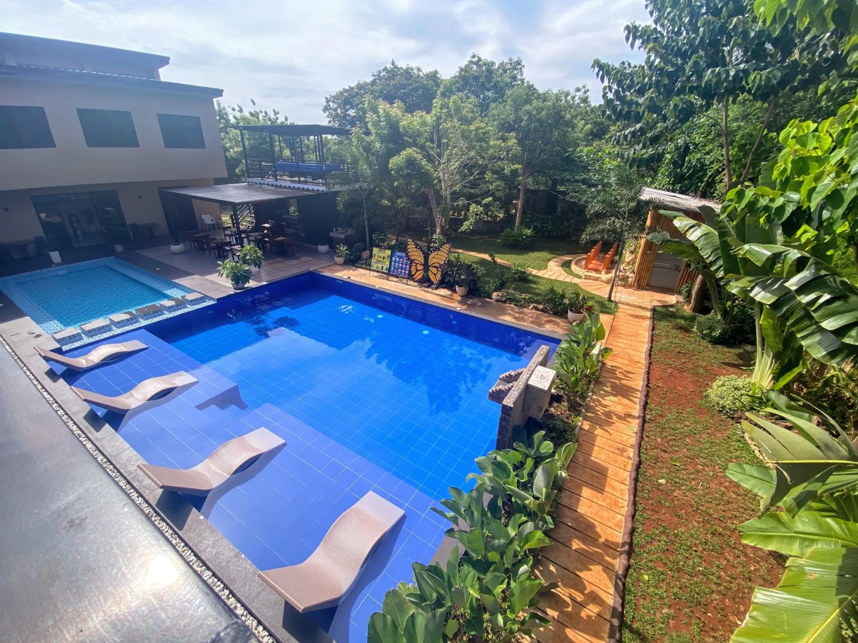 Garden view in TEZA Resort