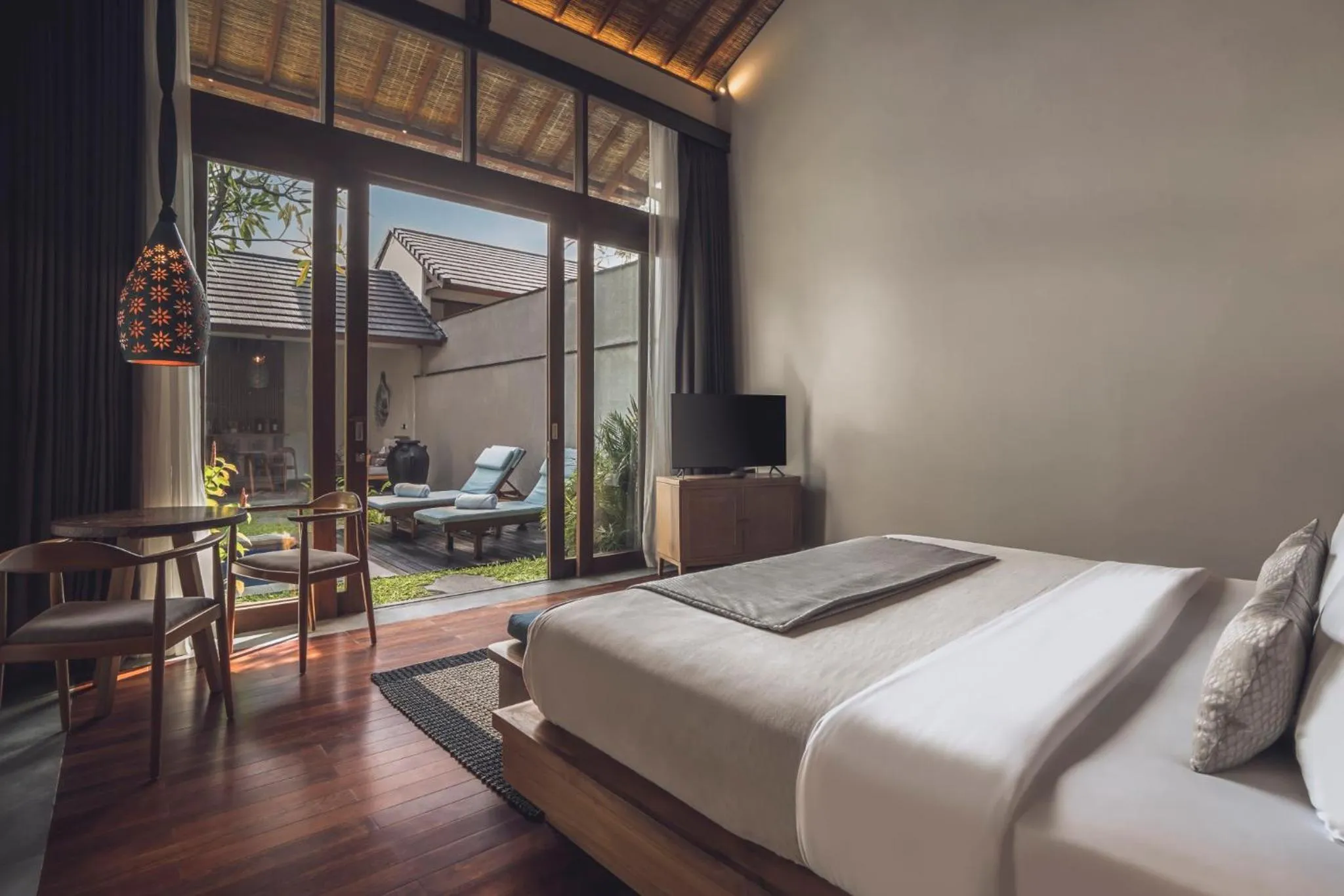 Bedroom, Bed in Teratai Villa Canggu by Ini Vie Hospitality