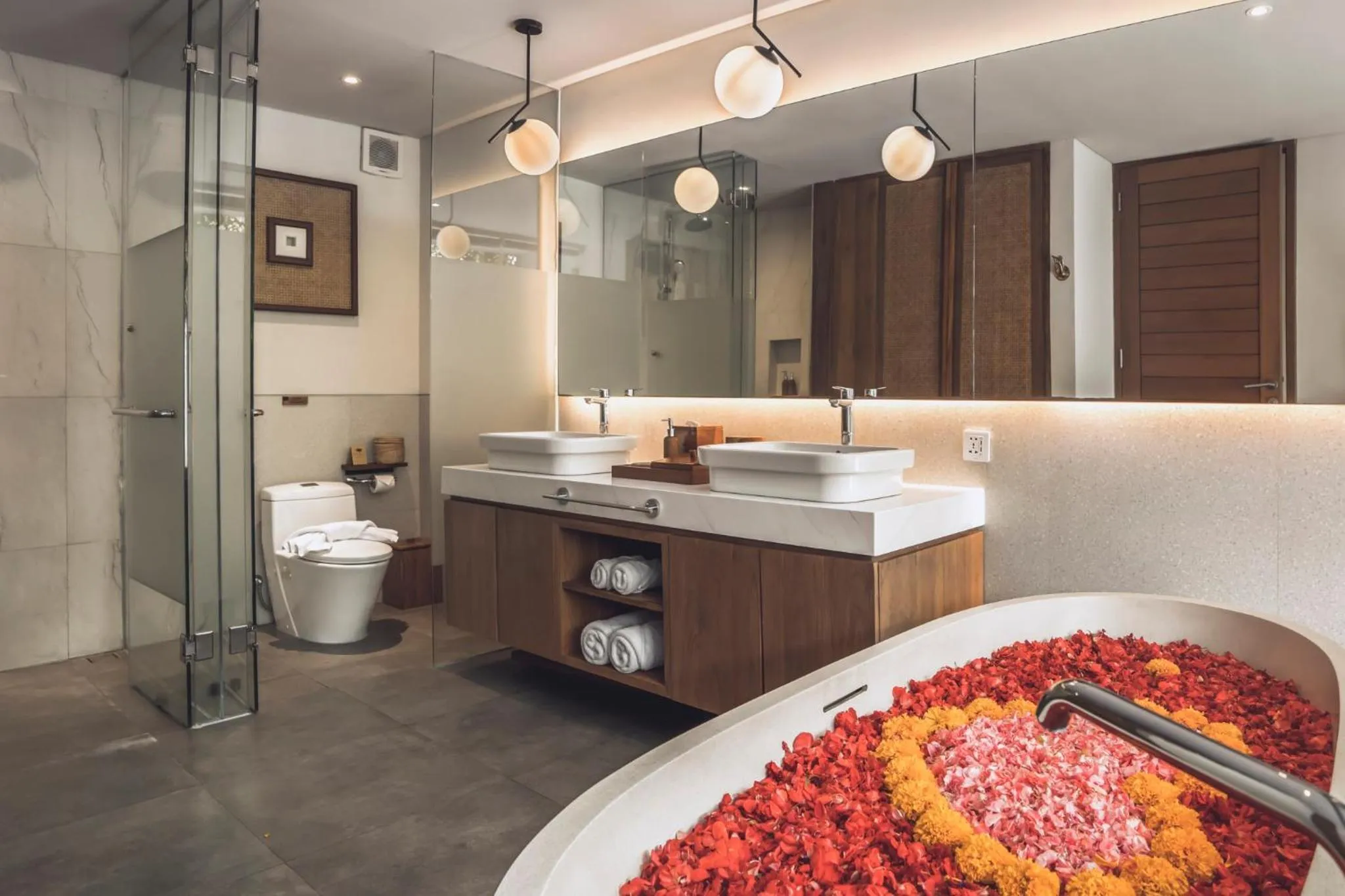 Bathroom in Teratai Villa Canggu by Ini Vie Hospitality