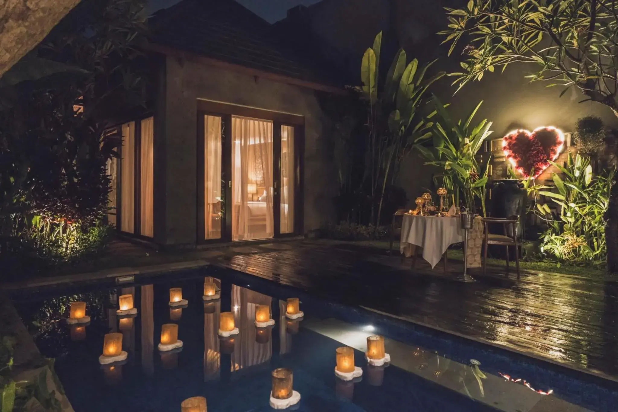 Pool view in Teratai Villa Canggu by Ini Vie Hospitality Pool view in Teratai Villa Canggu by Ini Vie Hospitality