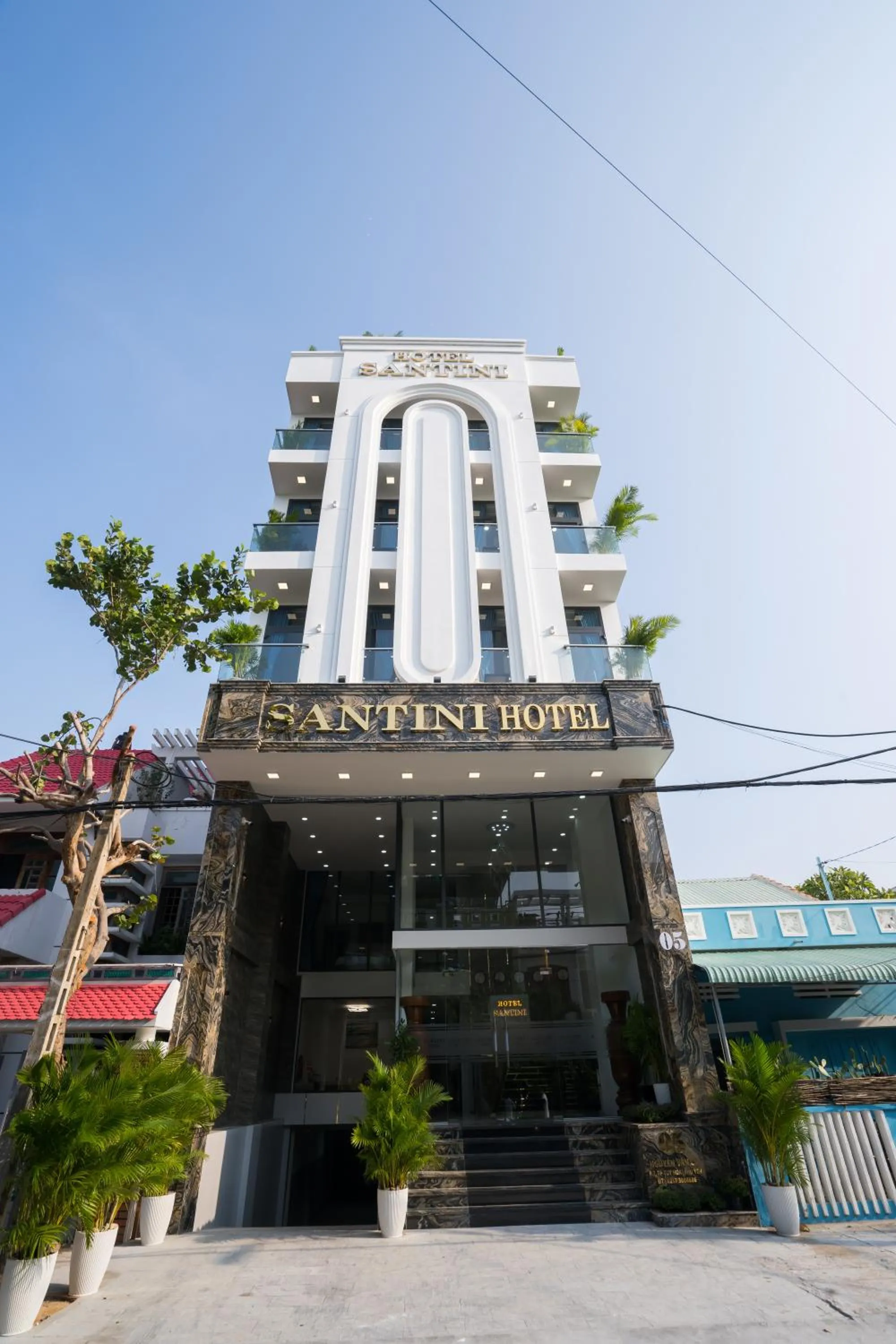 Property building in Santini Hotel