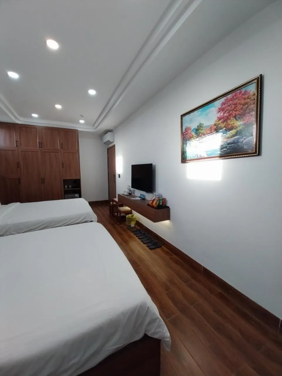 Bed in Santini Hotel