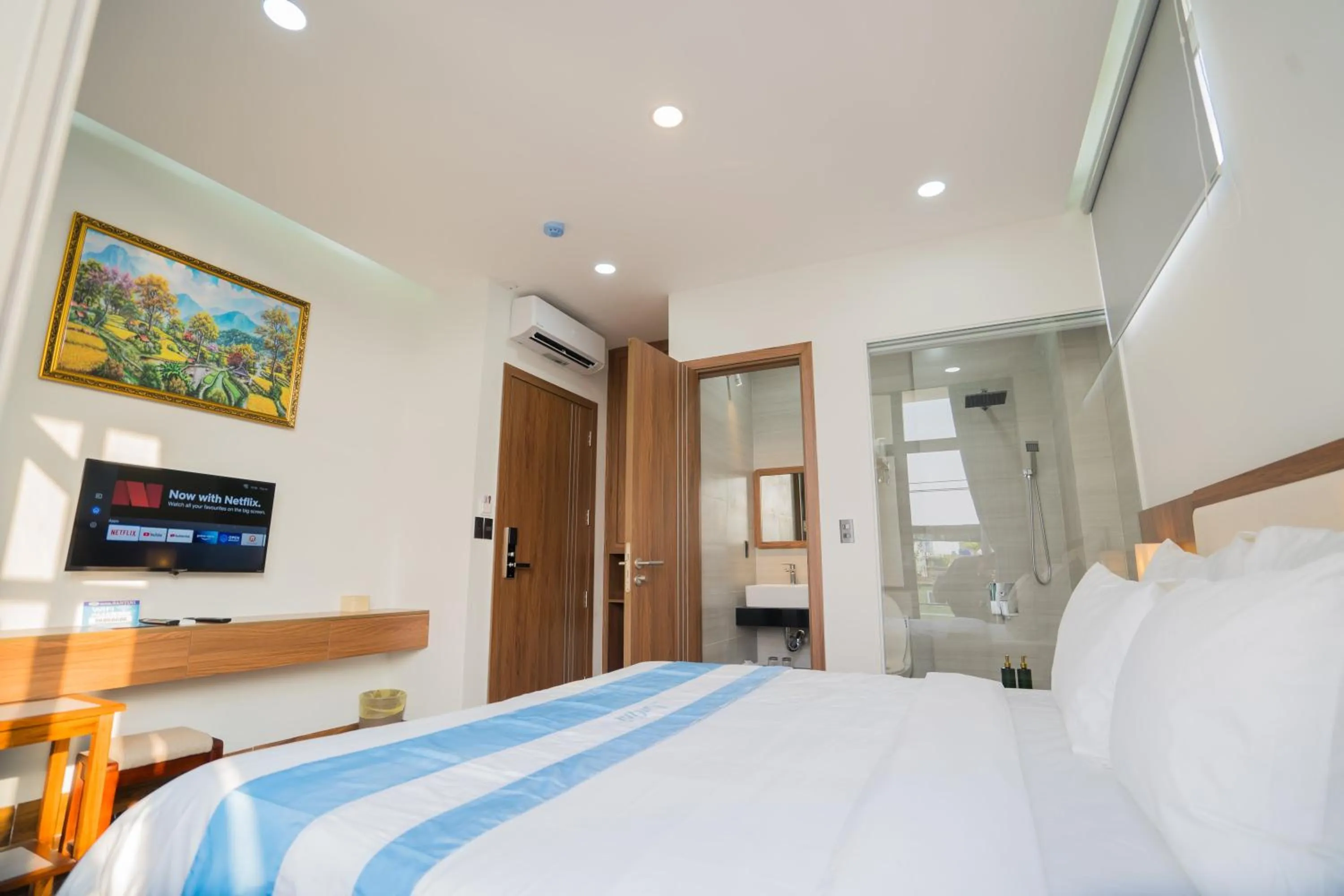 Bed in Santini Hotel