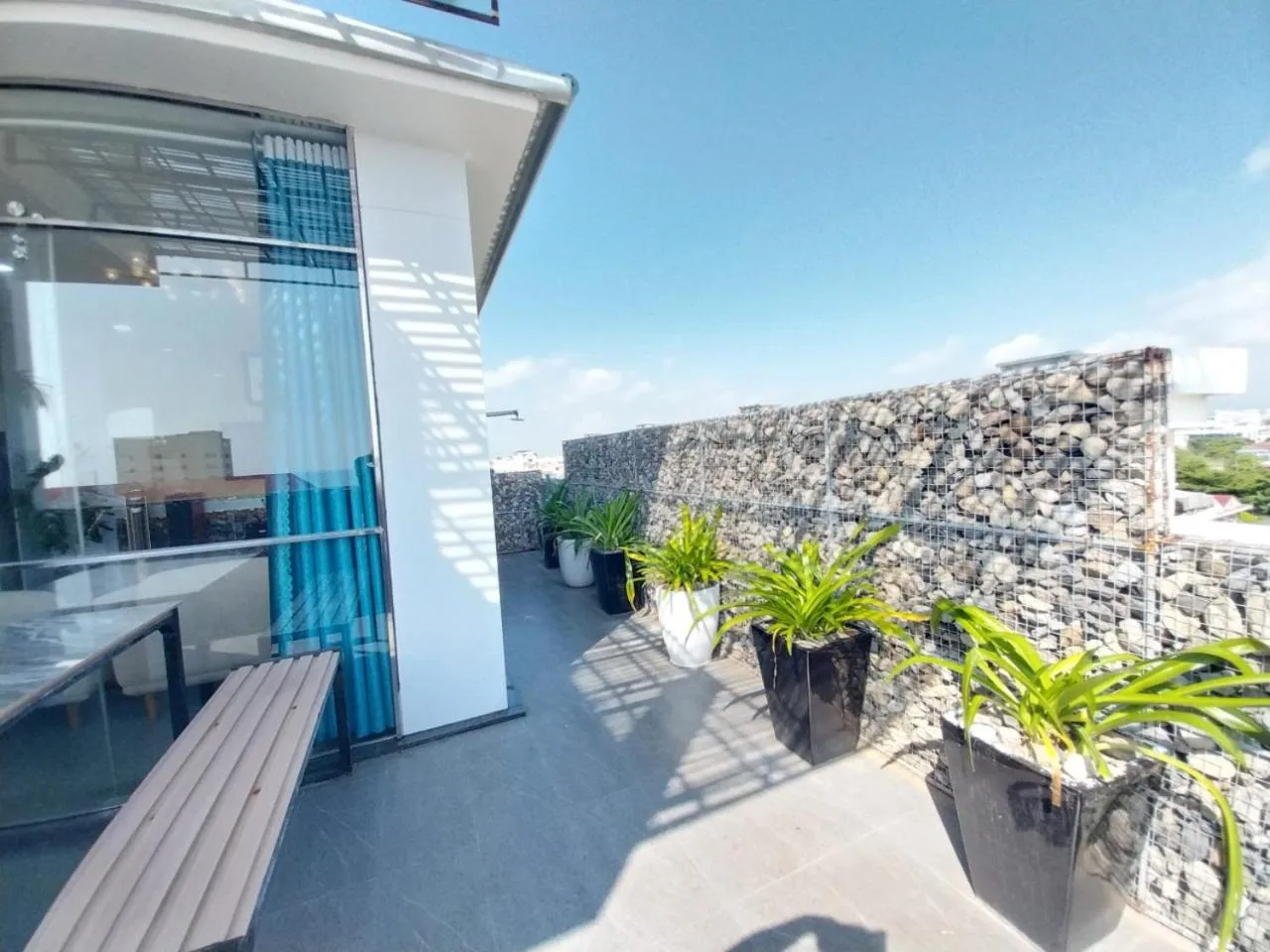 Balcony/Terrace in Santini Hotel