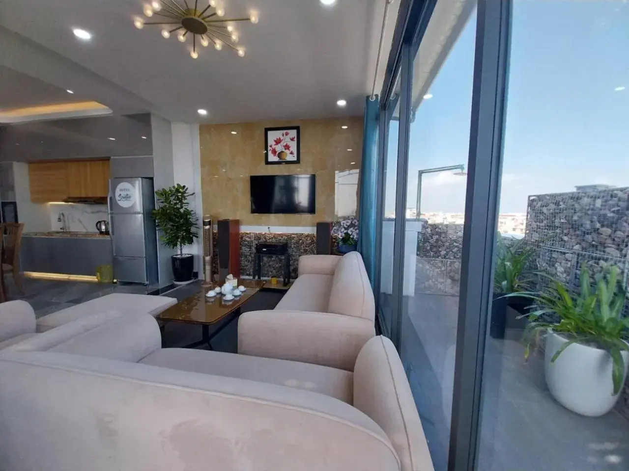 Studio Apartment with Sea View in Santini Hotel Studio Apartment with Sea View in Santini Hotel