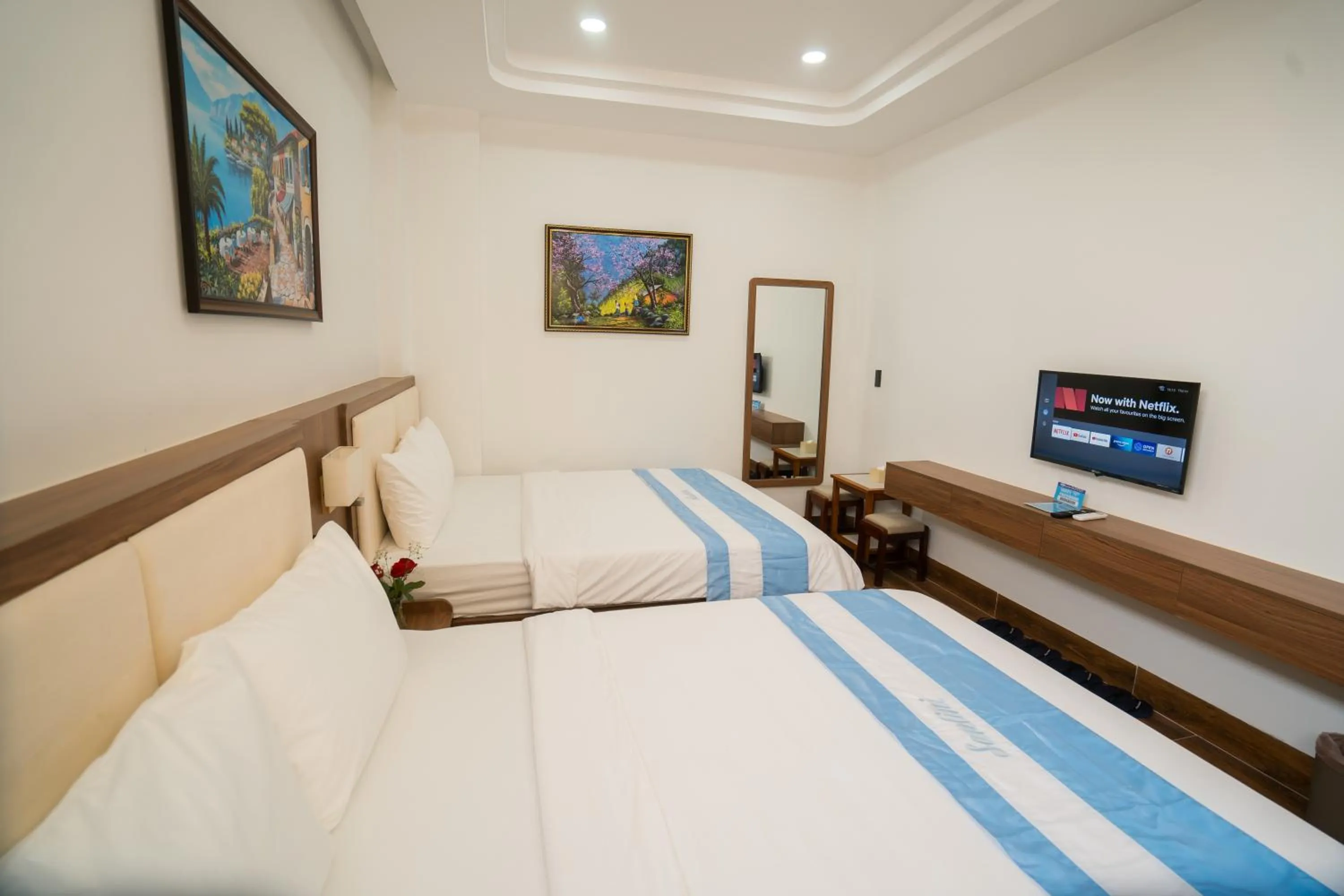 Bed in Santini Hotel