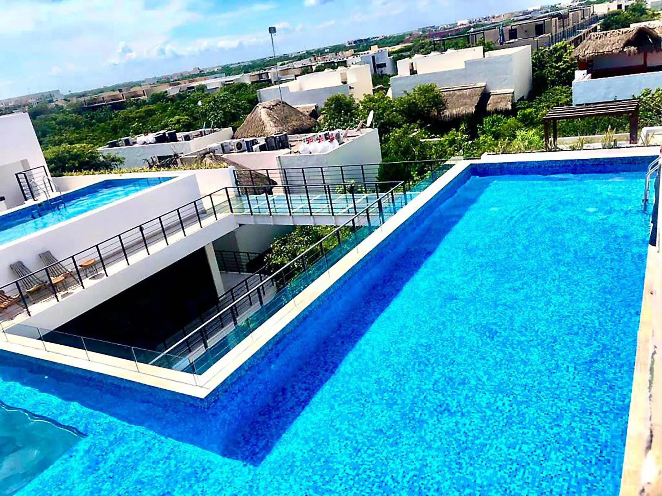 Swimming pool in Elegant 1BR ALDEA ZAMA Tulum