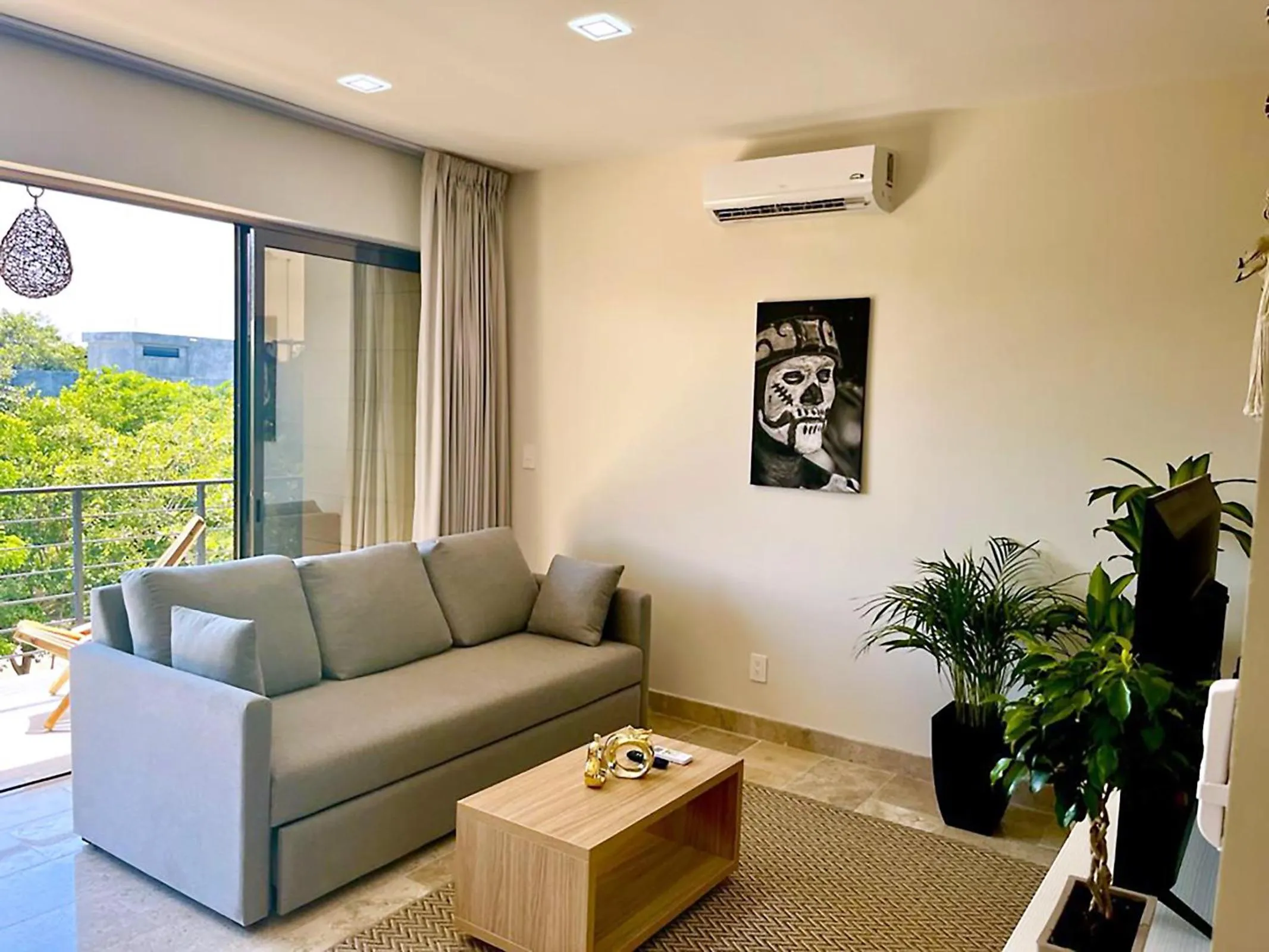 Living room in Elegant 1BR ALDEA ZAMA Tulum