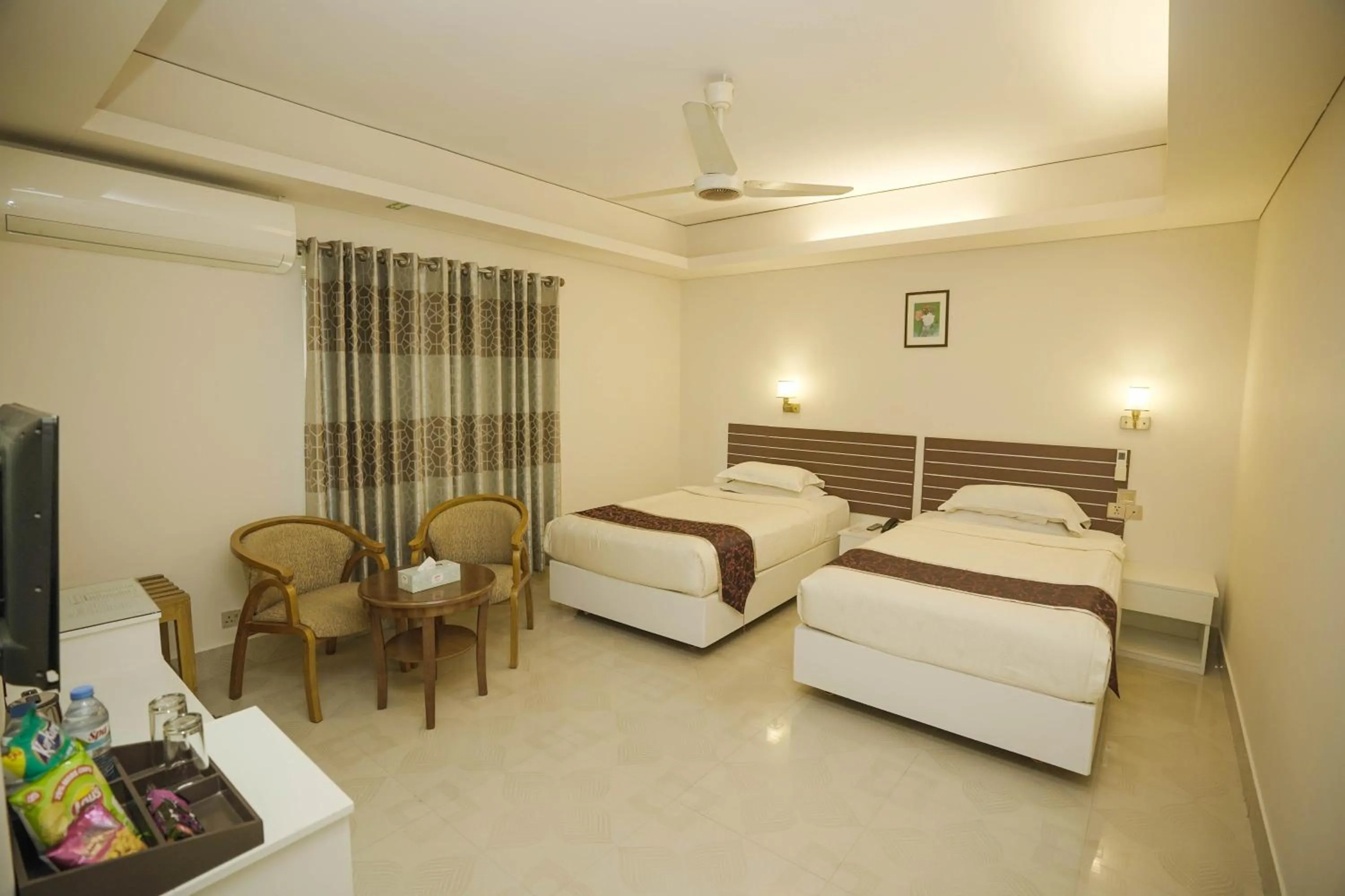 Bed in Hotel Shuktara Dhaka