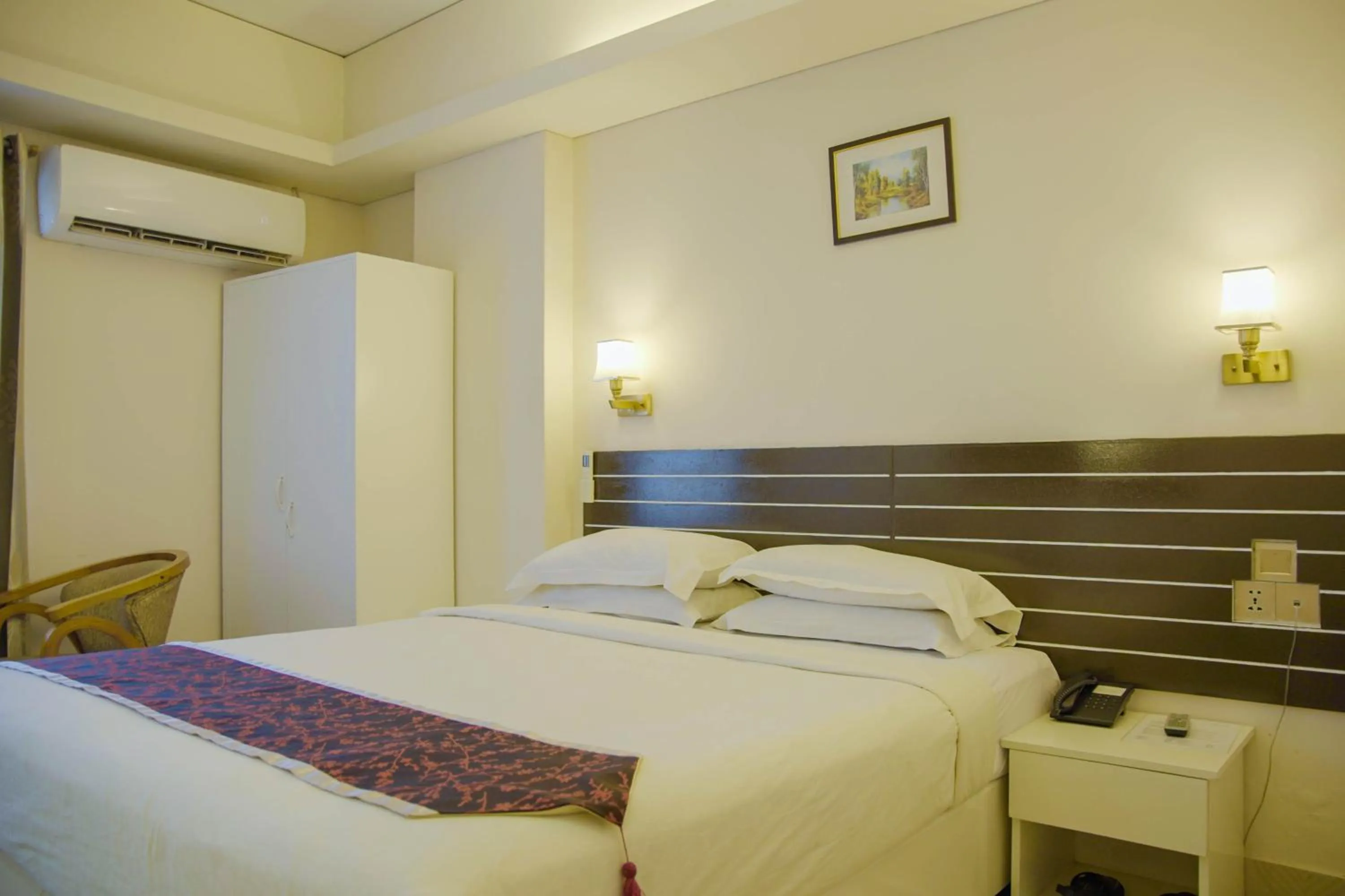 Bed in Hotel Shuktara Dhaka