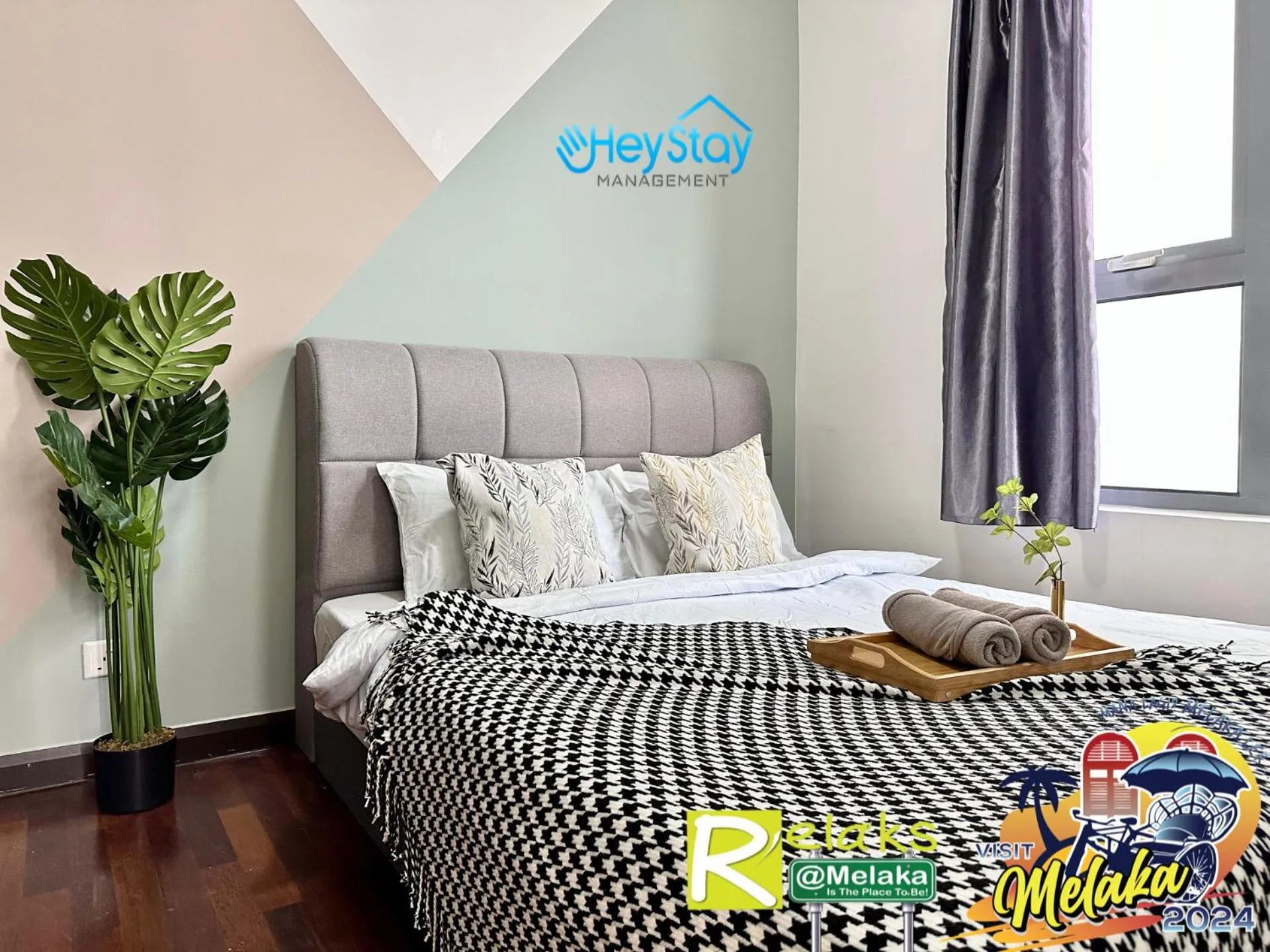 Bed in Silver Scape Residence Melaka Raya By Heystay Management