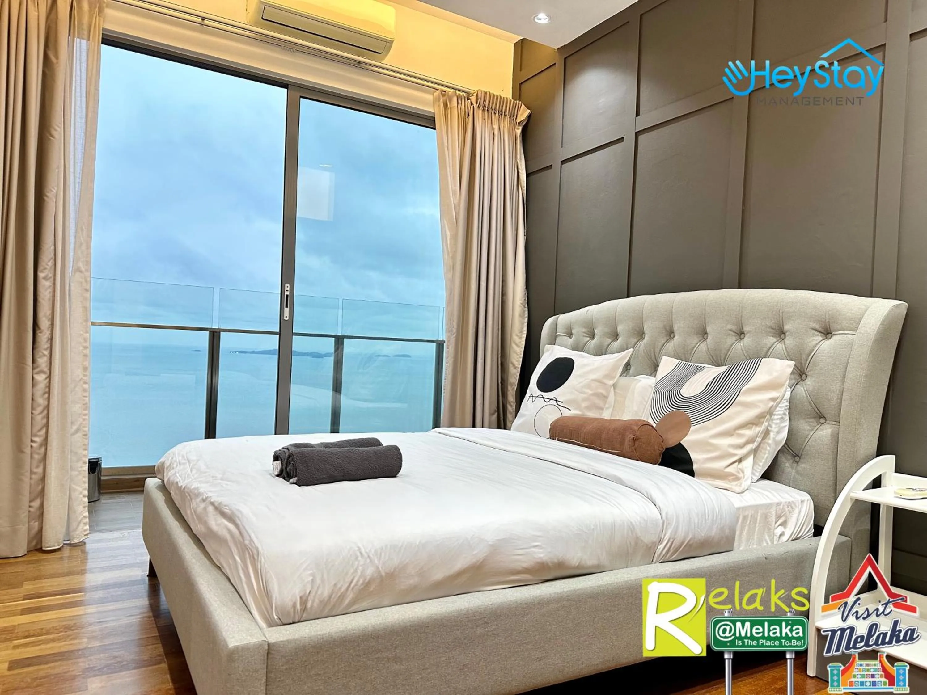 Bed in Silver Scape Residence Melaka Raya By Heystay Management