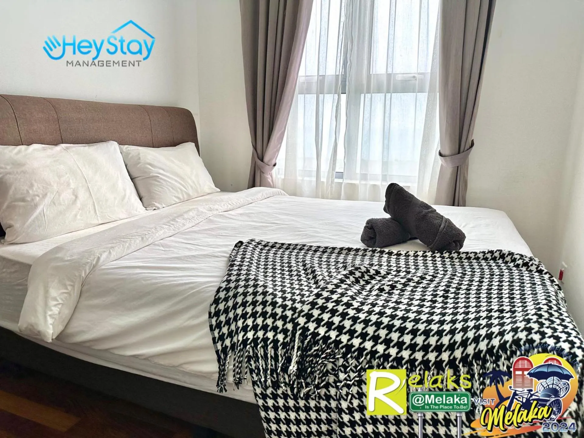 Bed in Silver Scape Residence Melaka Raya By Heystay Management