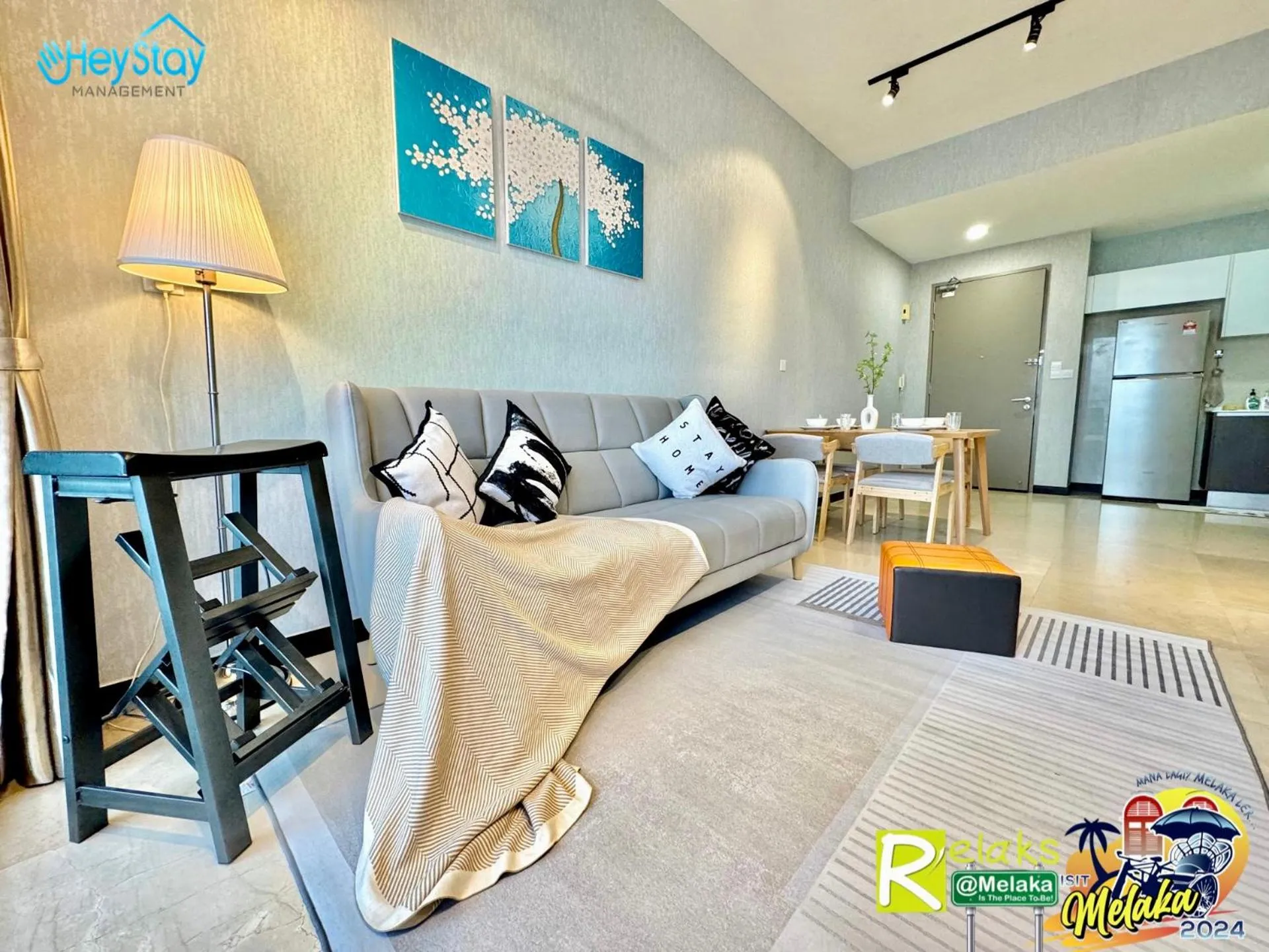 Bed in Silver Scape Residence Melaka Raya By Heystay Management