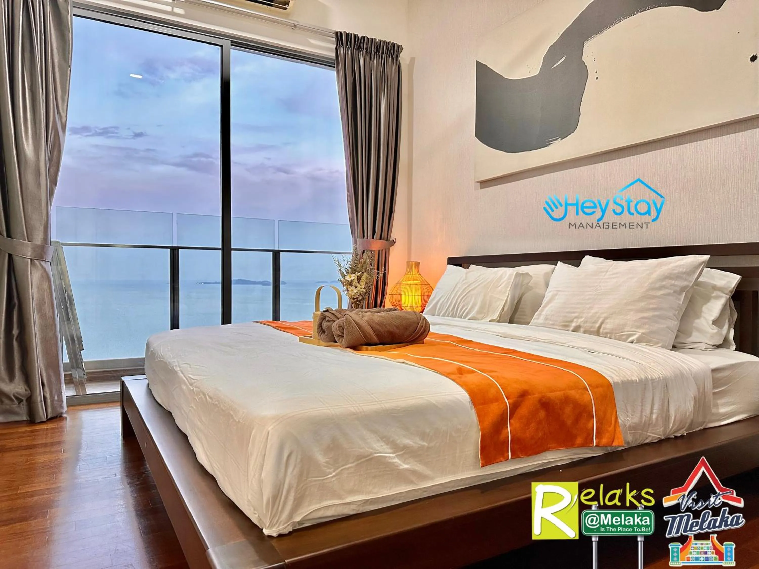 Bed in Silver Scape Residence Melaka Raya By Heystay Management