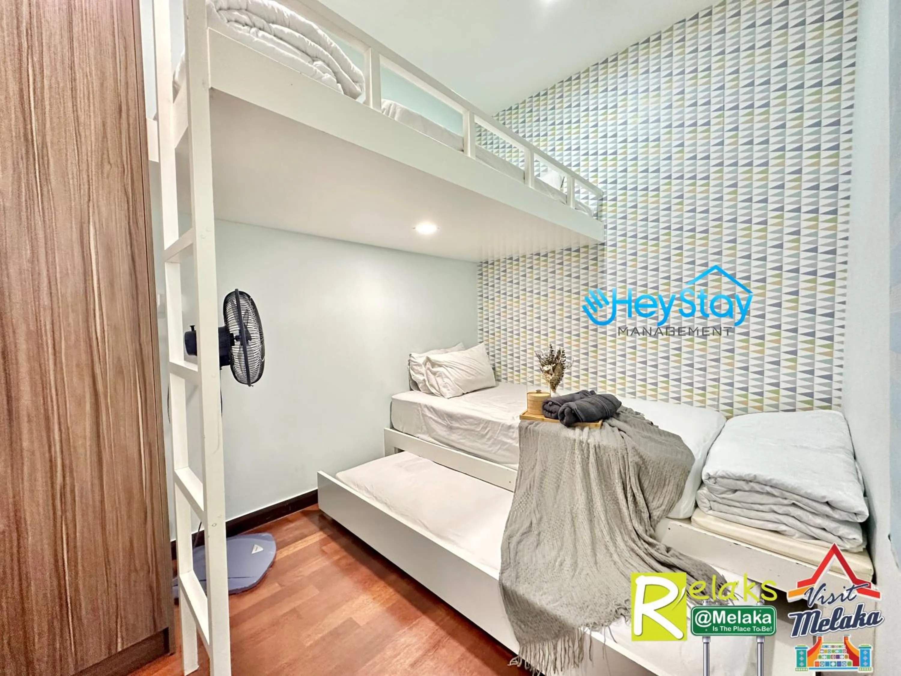 Bed in Silver Scape Residence Melaka Raya By Heystay Management