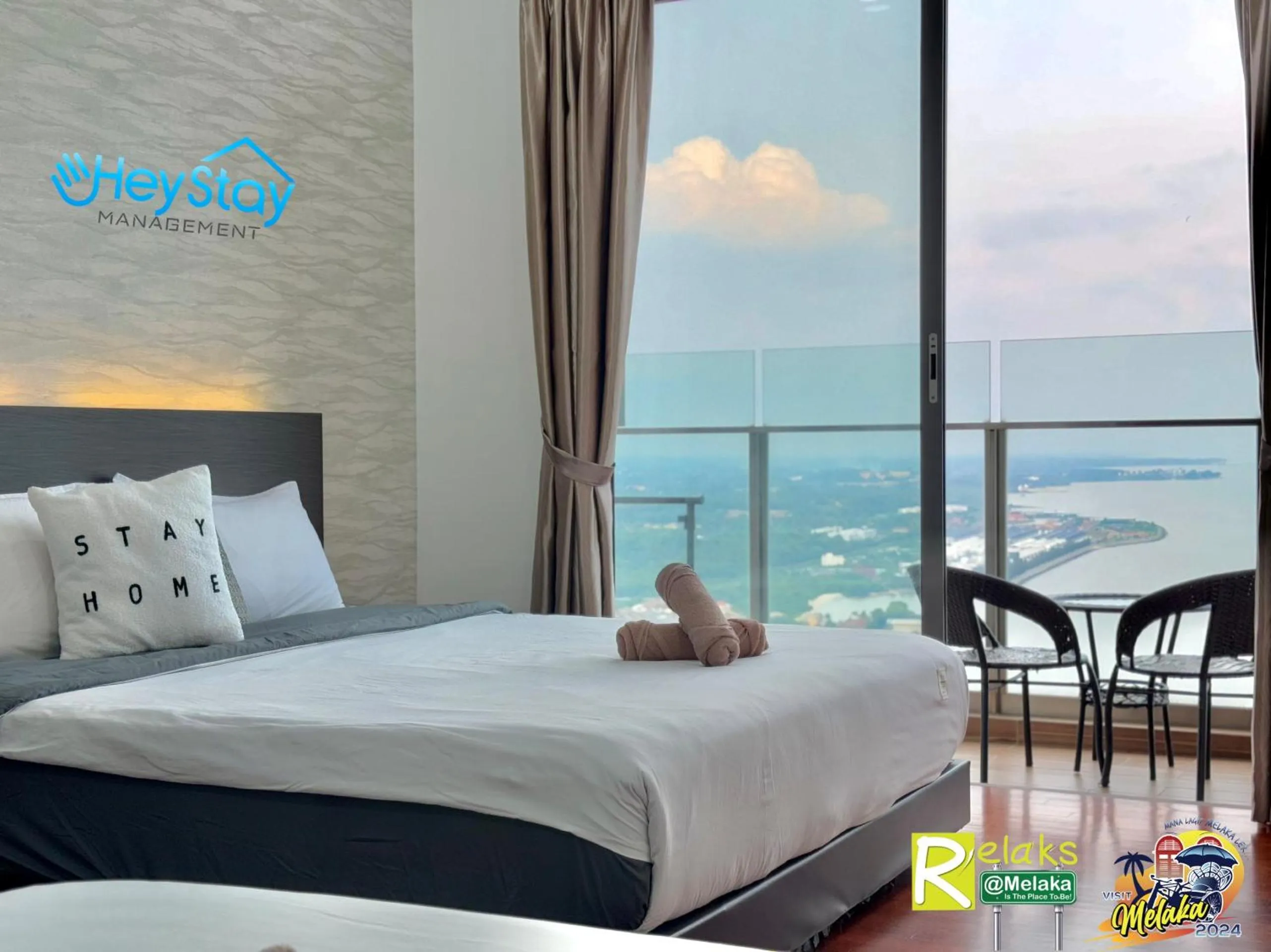 Bed in Silver Scape Residence Melaka Raya By Heystay Management