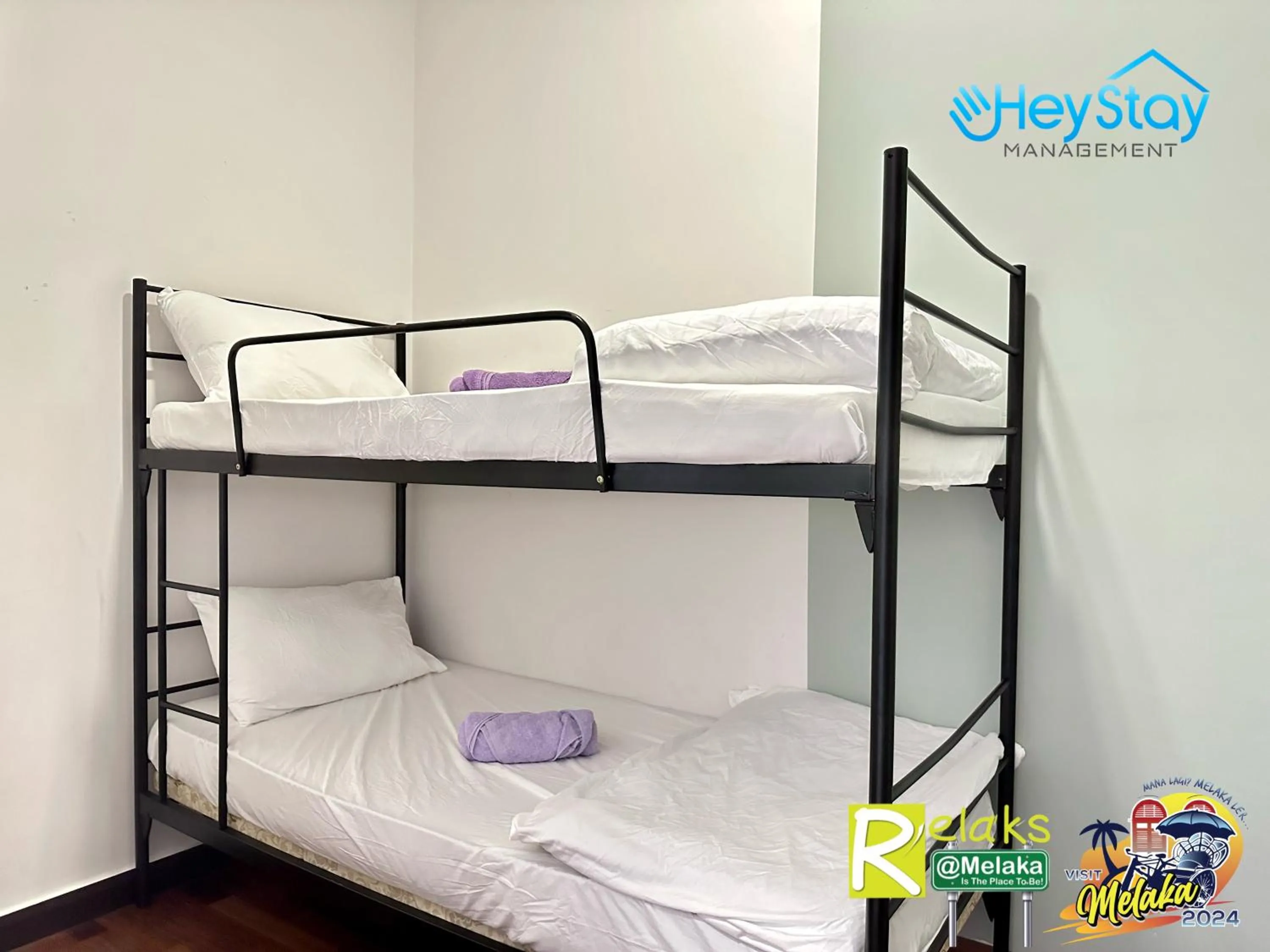 Bed in Silver Scape Residence Melaka Raya By Heystay Management