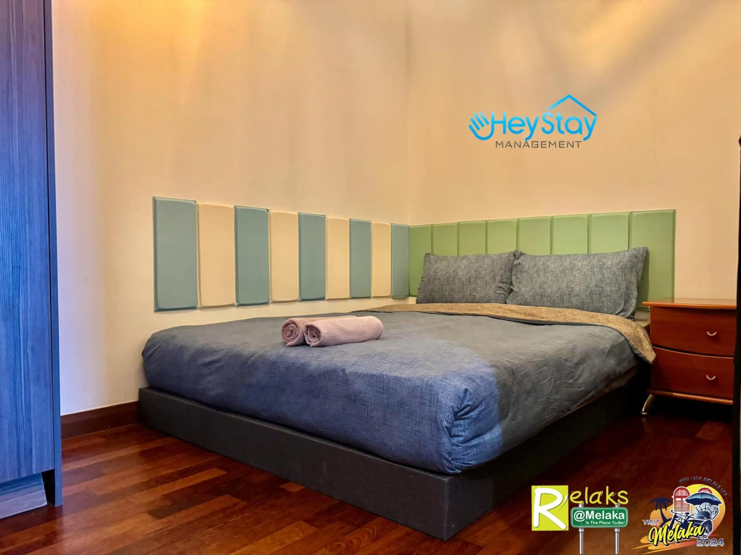 Bed in Silver Scape Residence Melaka Raya By Heystay Management