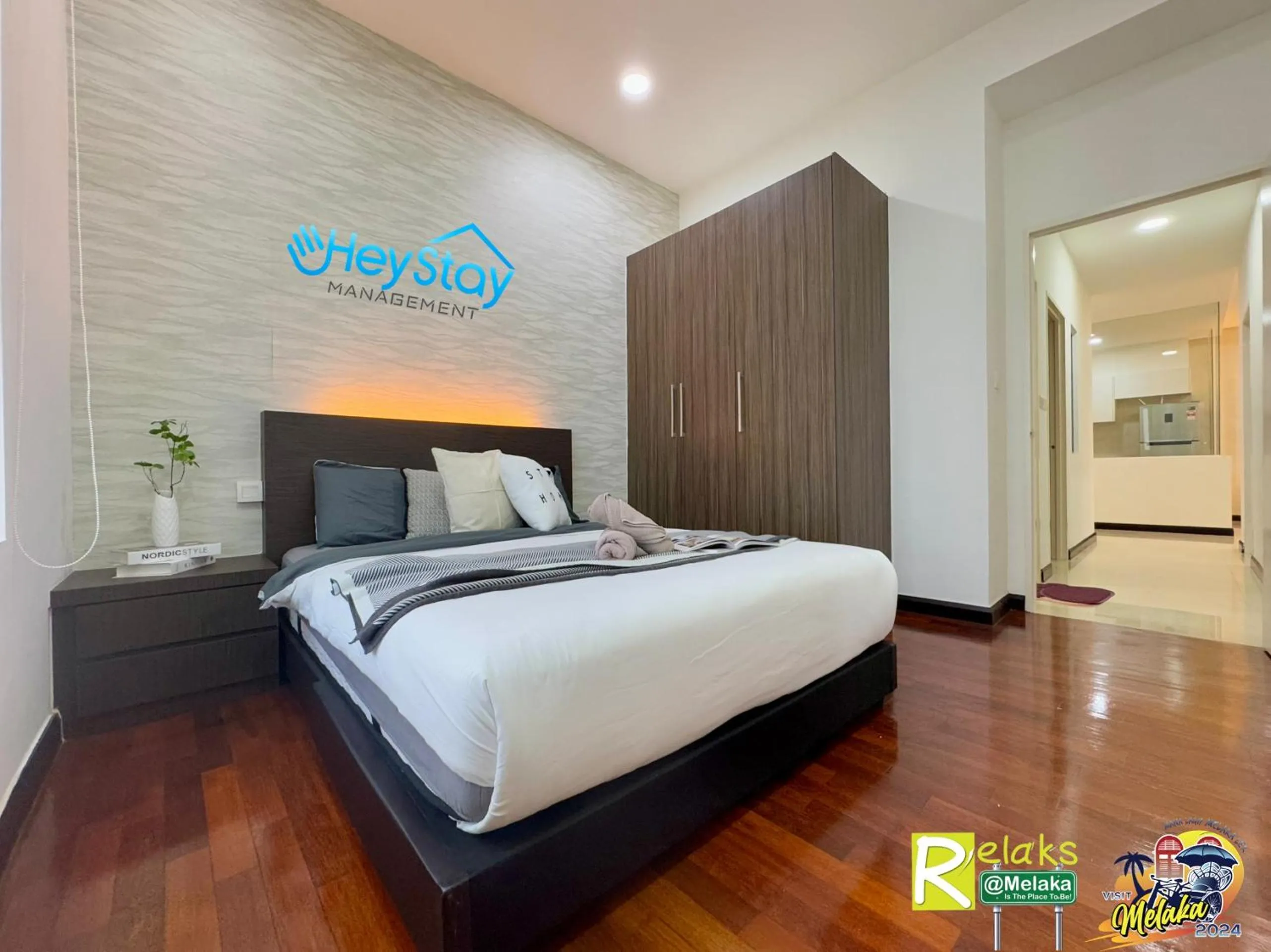 Bed in Silver Scape Residence Melaka Raya By Heystay Management