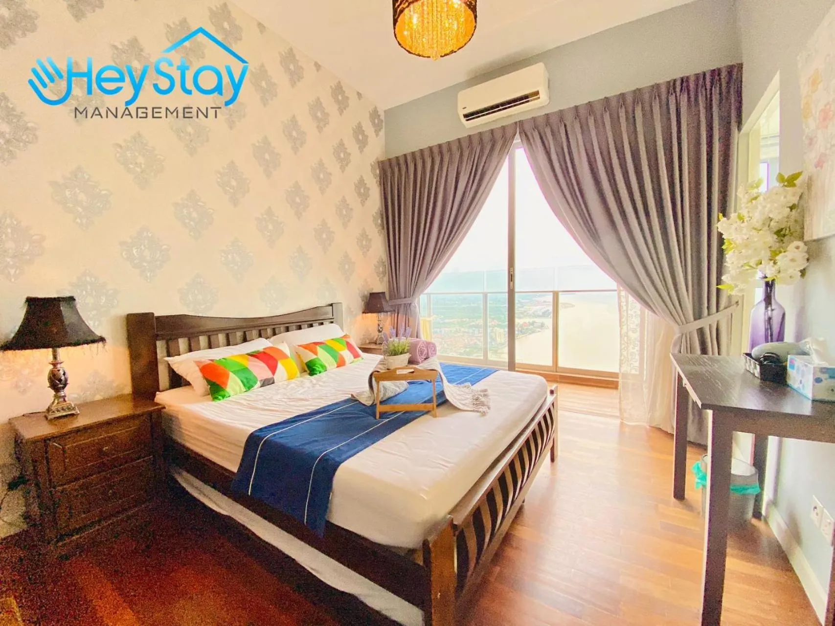 Bed in Silver Scape Residence Melaka Raya By Heystay Management