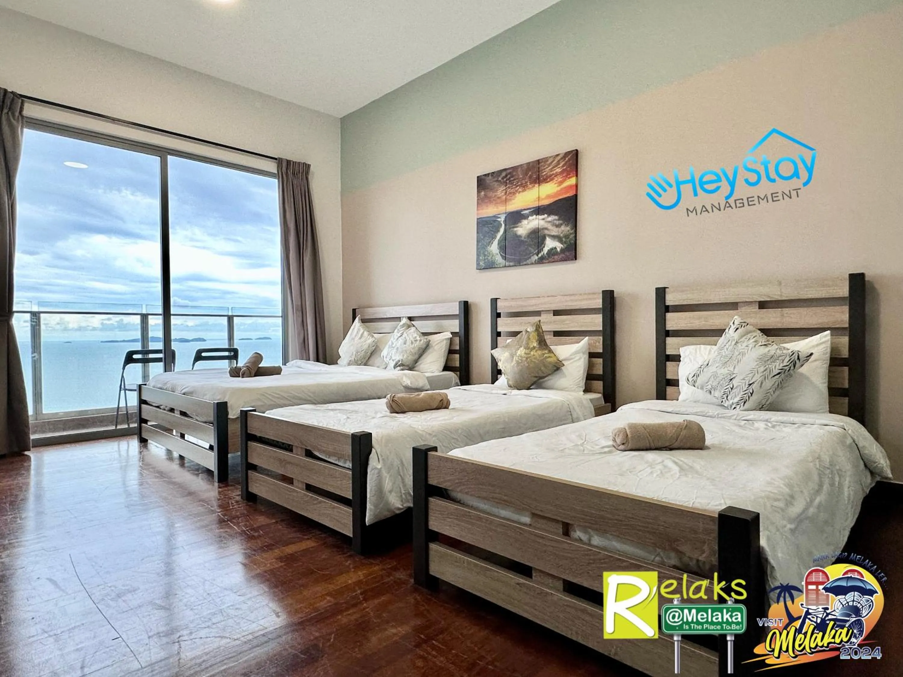 Bed in Silver Scape Residence Melaka Raya By Heystay Management
