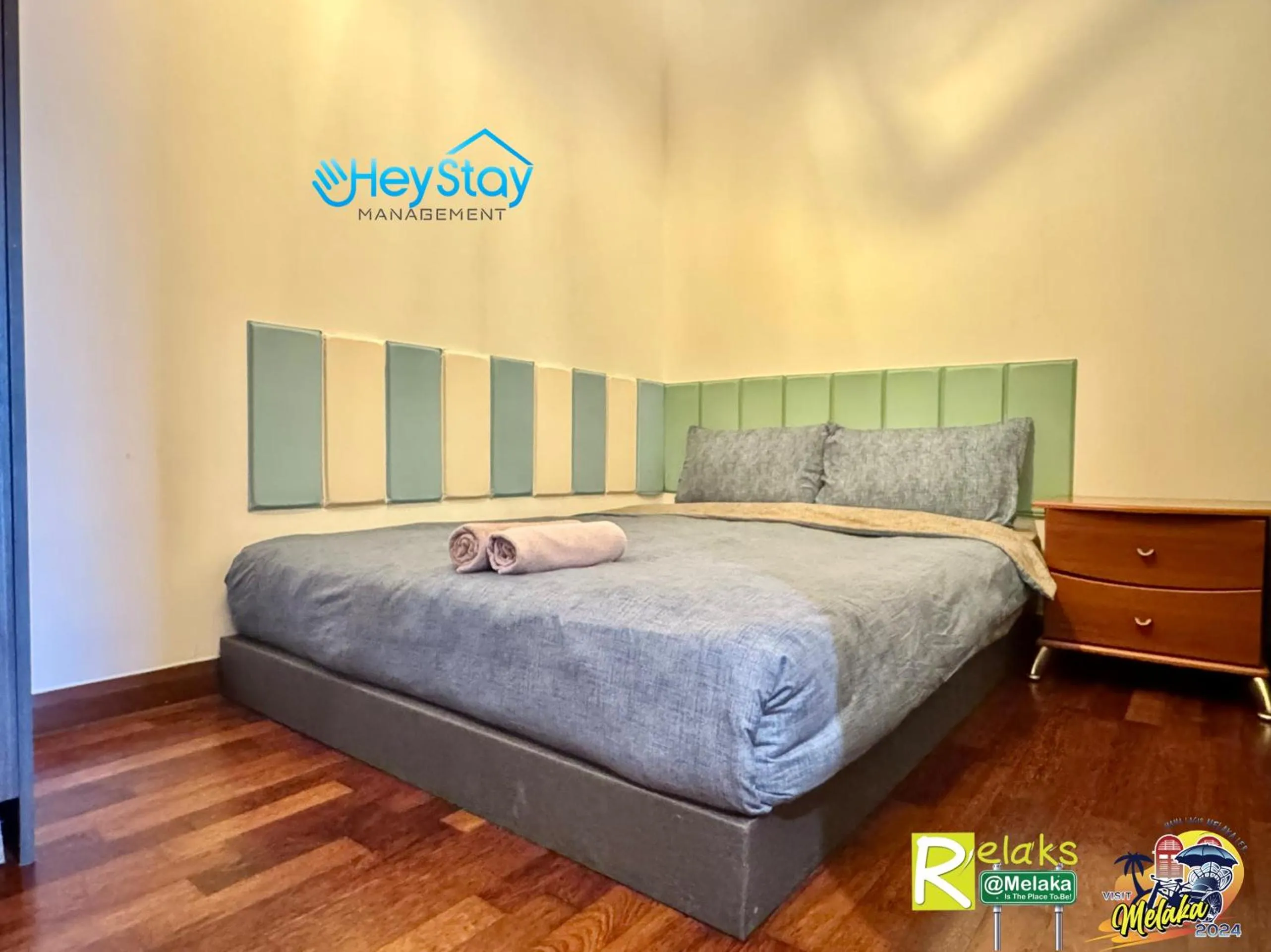 Bed in Silver Scape Residence Melaka Raya By Heystay Management