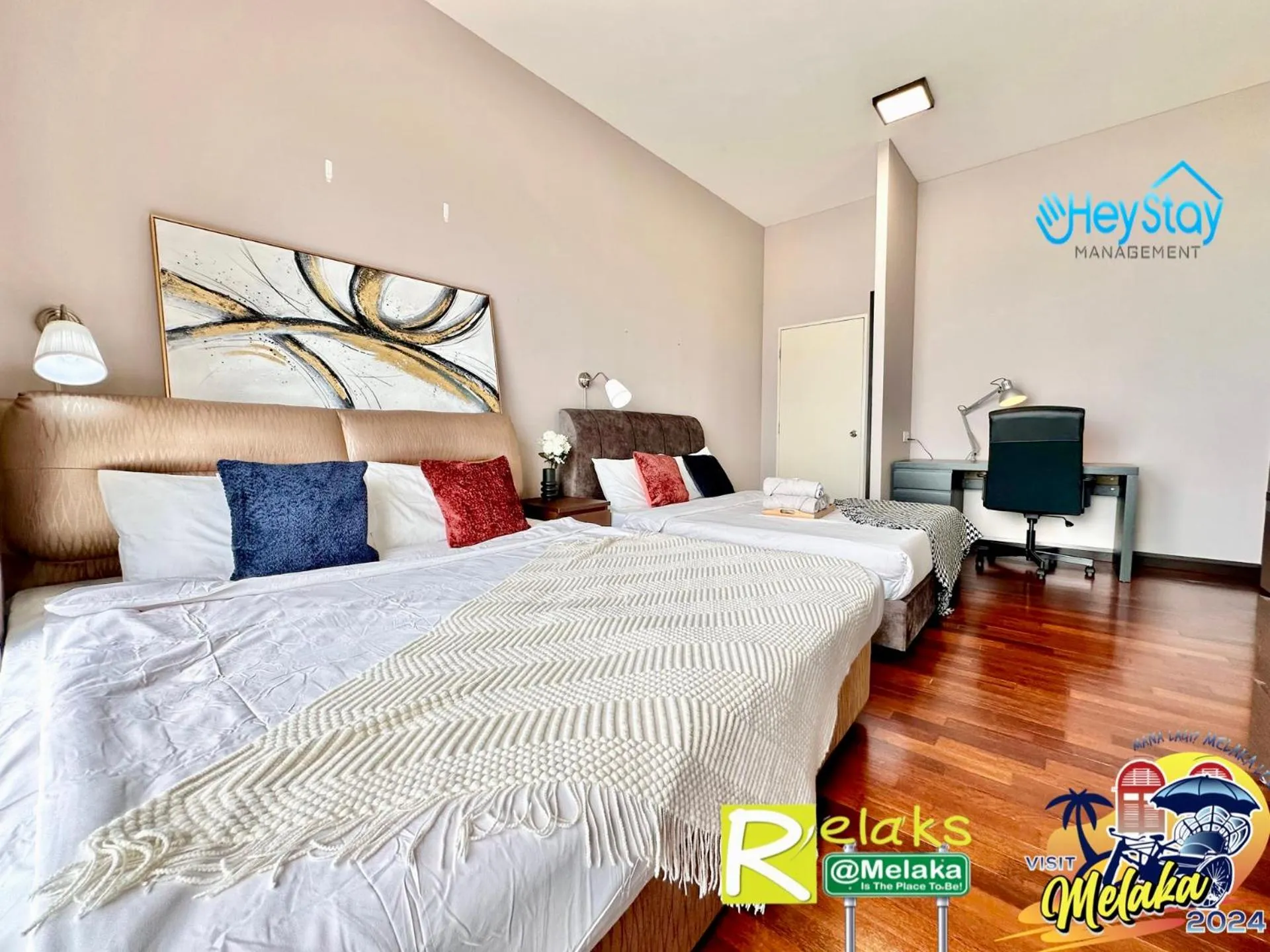 Bed in Silver Scape Residence Melaka Raya By Heystay Management